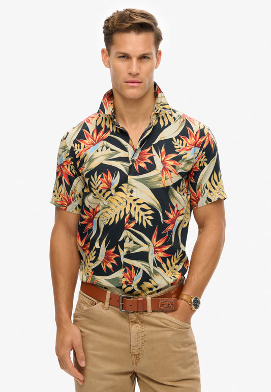 Hemd mit Hawaii-Print