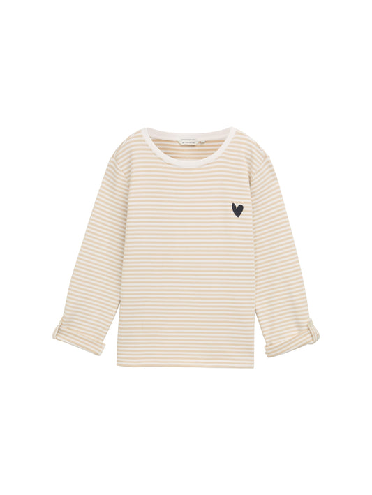 Loose Fit Sweatshirt mit Streifenmuster