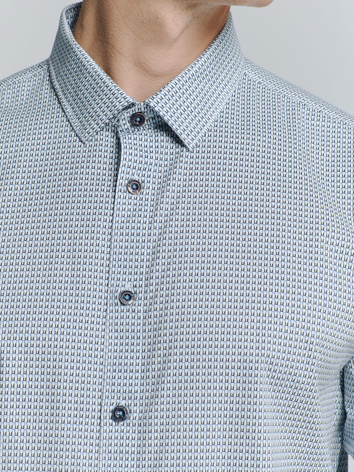 Shirt Stretch Allover Printed