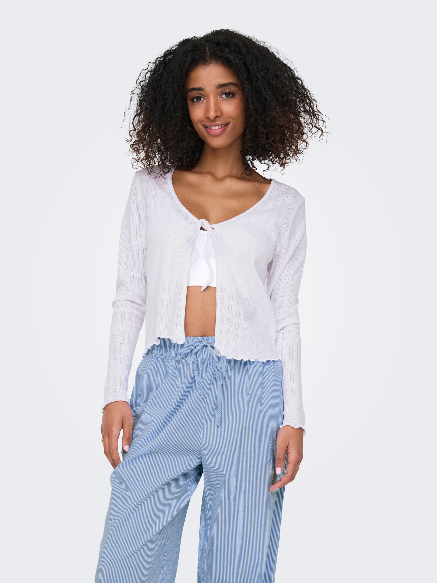 ONLCARLOTTA L/S STRING CARDIGAN JRS