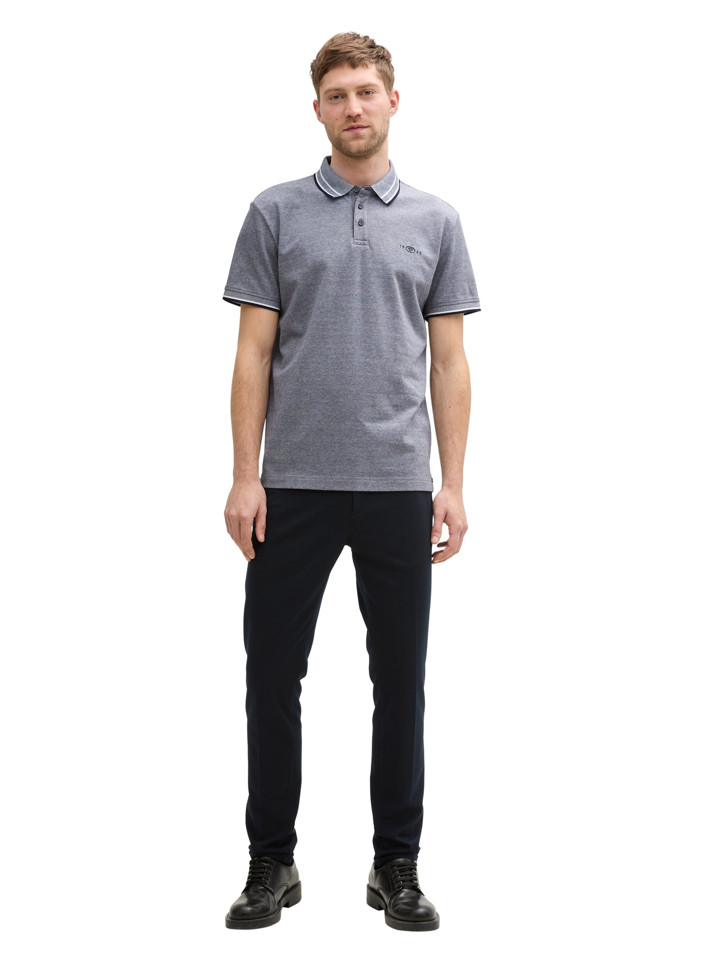 Piqué Poloshirt mit Stretch