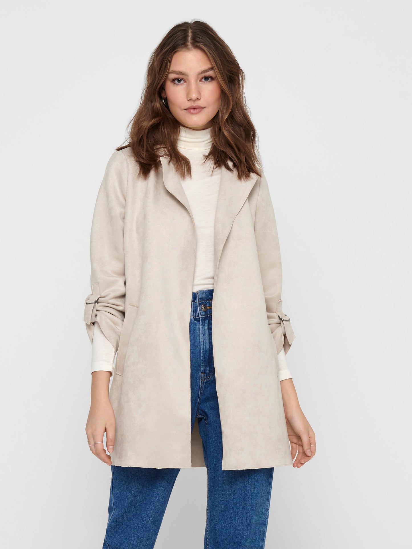 ONLJOLINE FAUX SUEDE COAT LIFE CC OTW