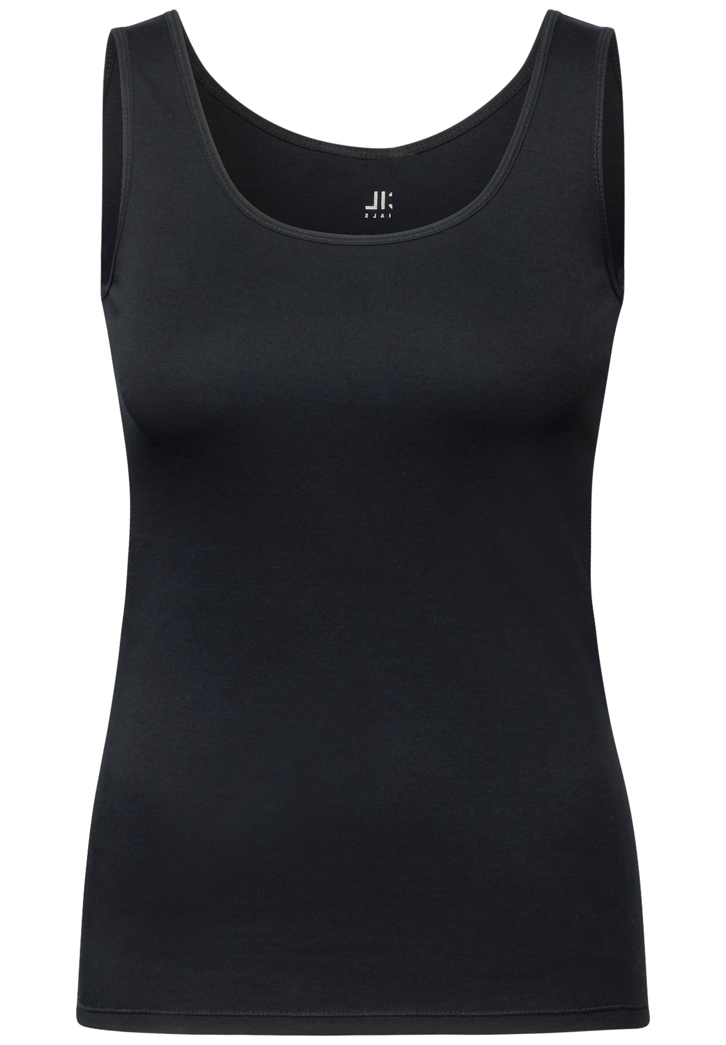 Basic Top mit Rundhals aus Baumwolle
