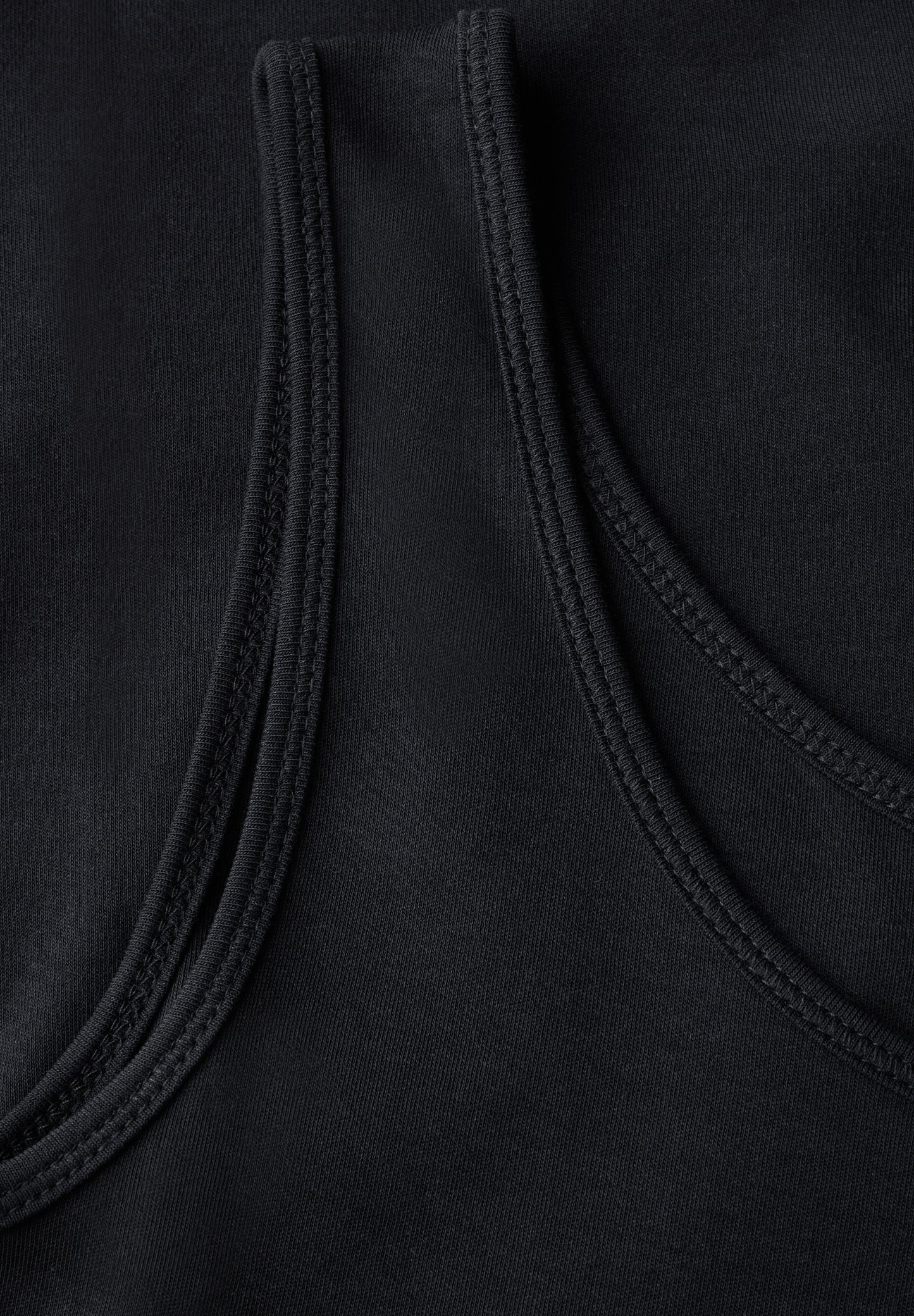 Basic Top mit Rundhals aus Baumwolle