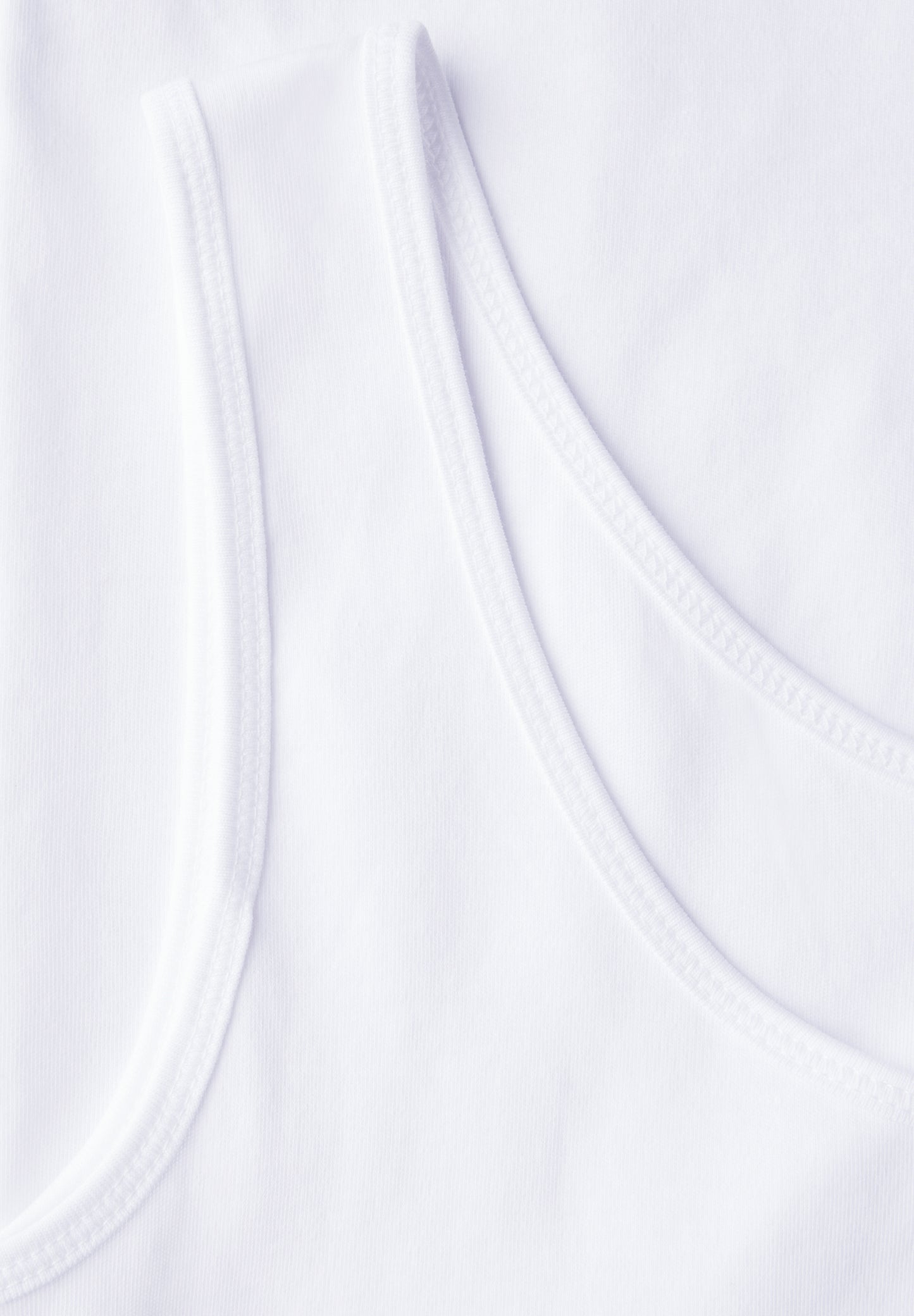 Basic Top mit Rundhals aus Baumwolle