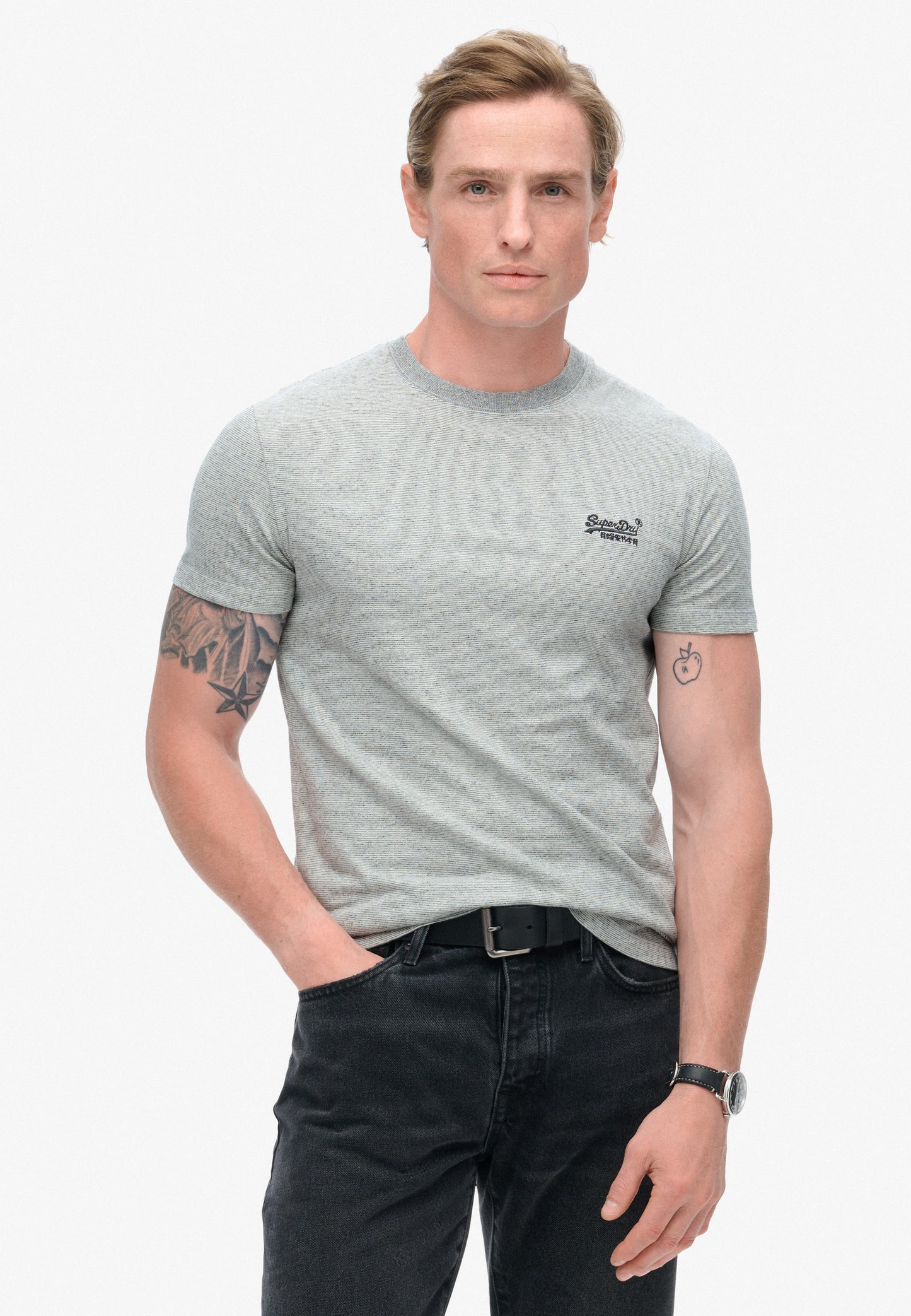 Essential T-Shirt aus Bio-Baumwolle mit Logo