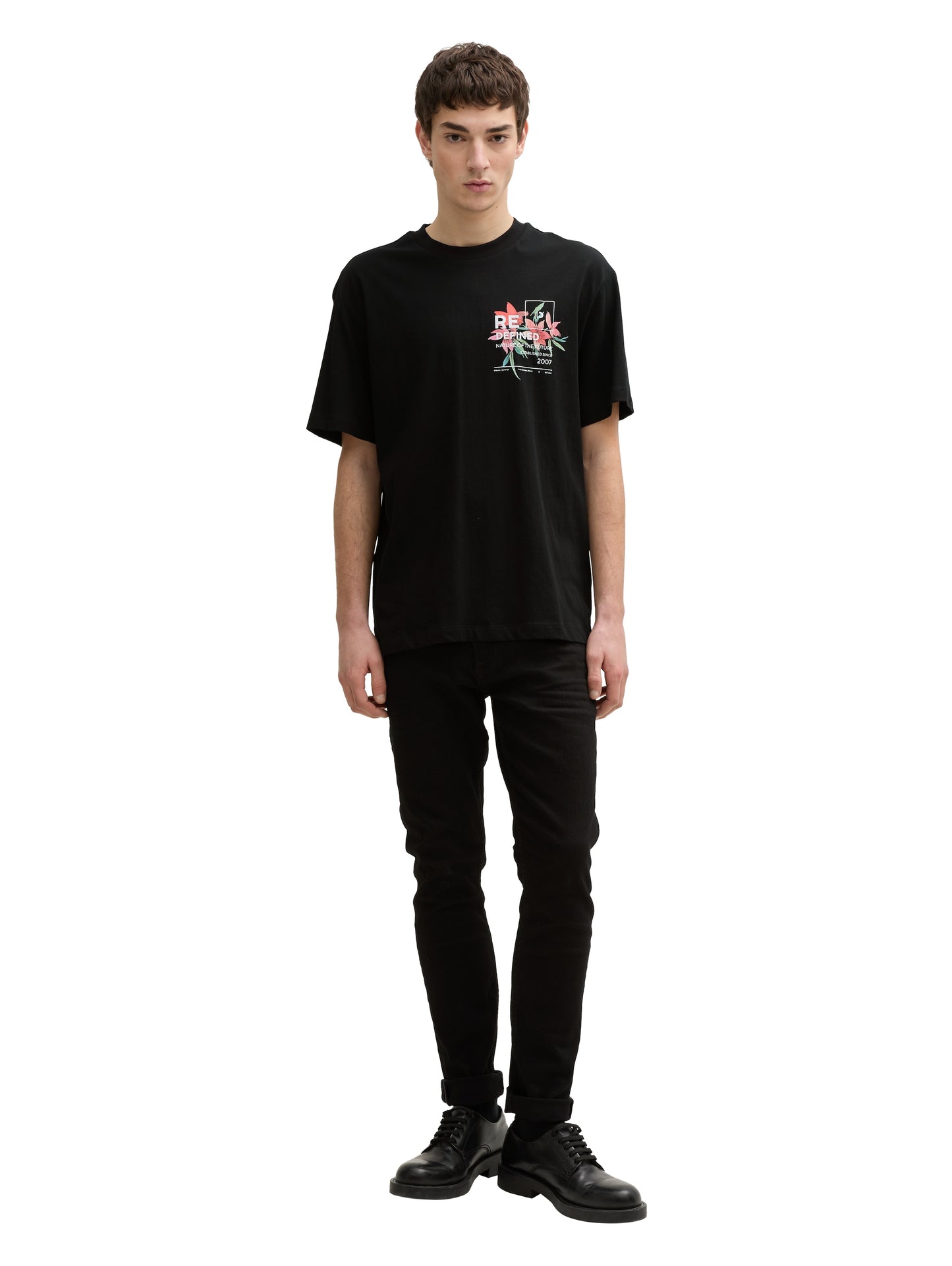 Relaxed Fit T-Shirt mit Rücken-Print