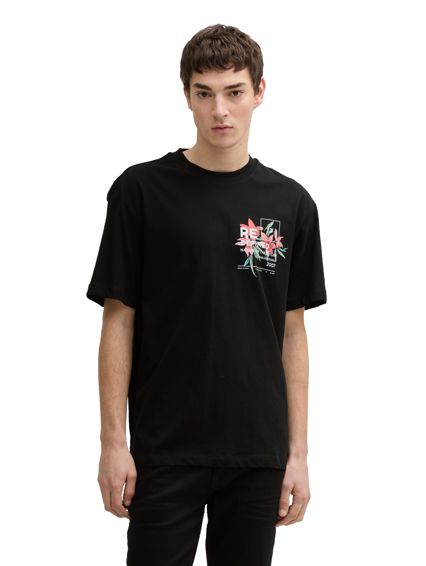 Relaxed Fit T-Shirt mit Rücken-Print