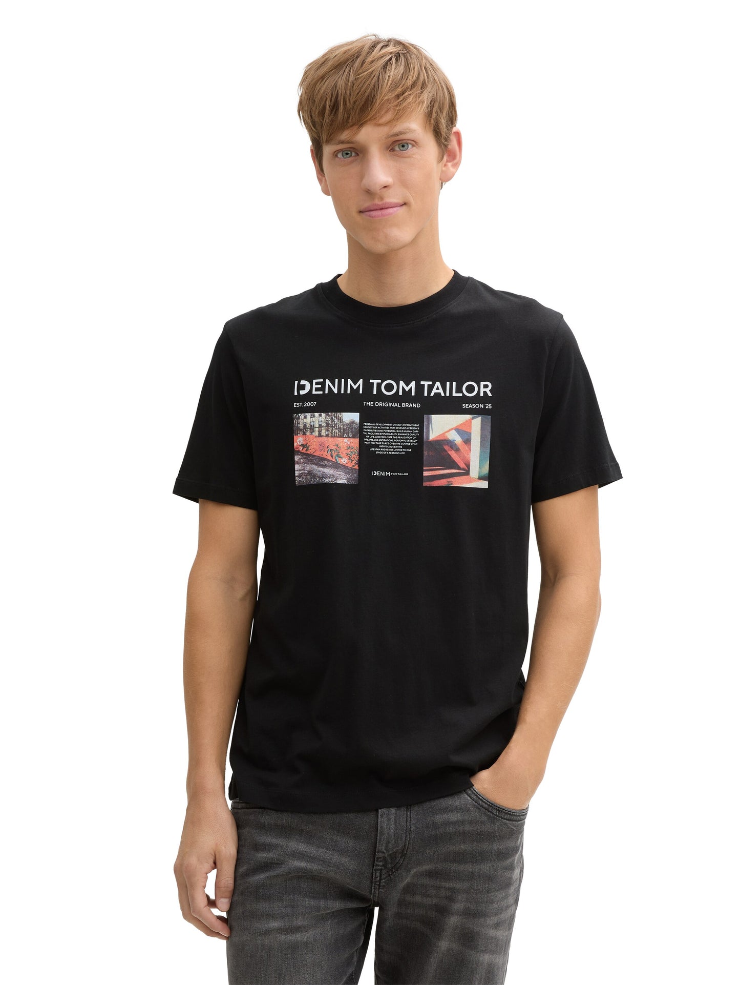T-Shirt mit Foto-Print