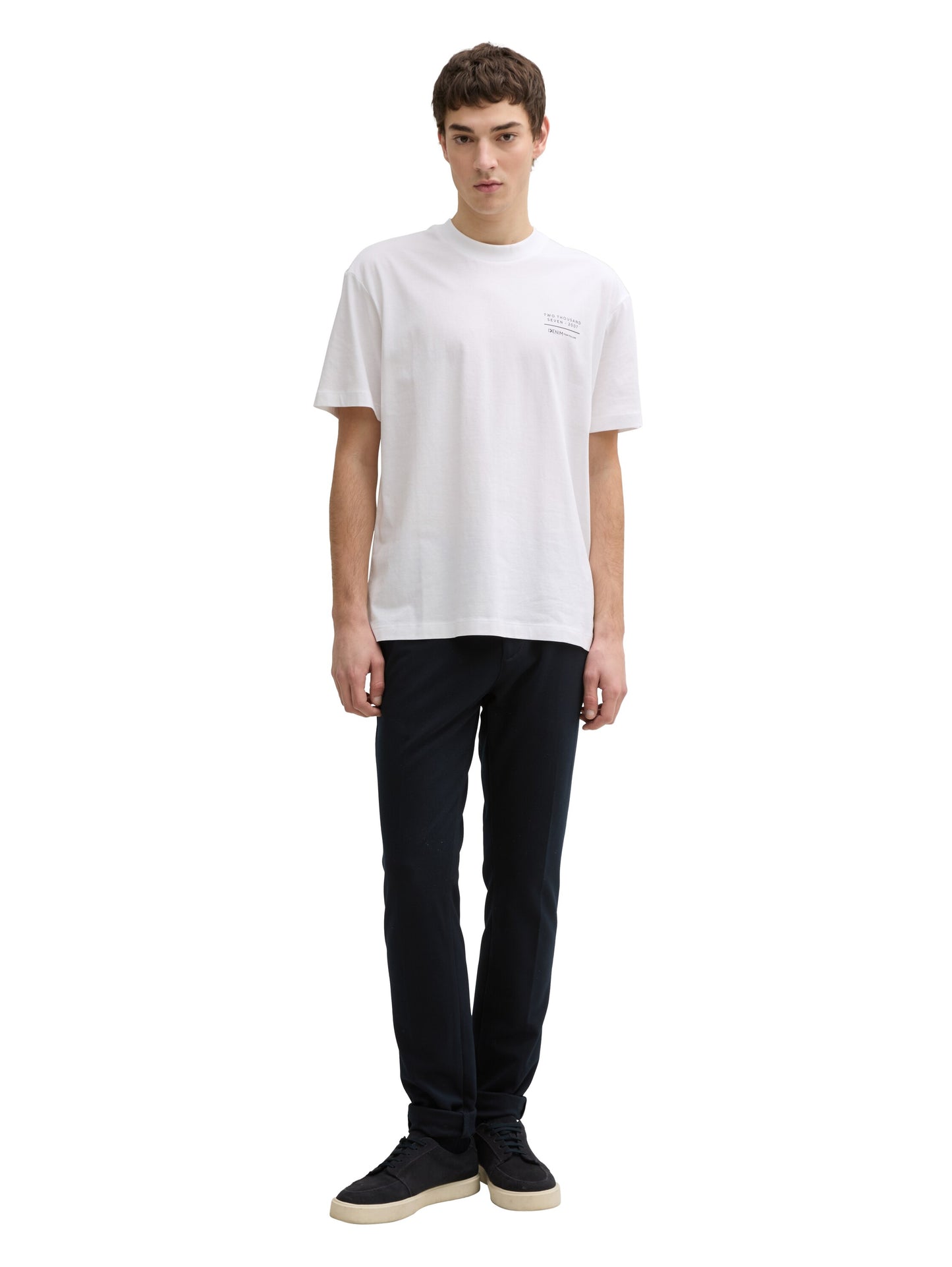 Relaxed Fit T-Shirt mit Rücken-Print