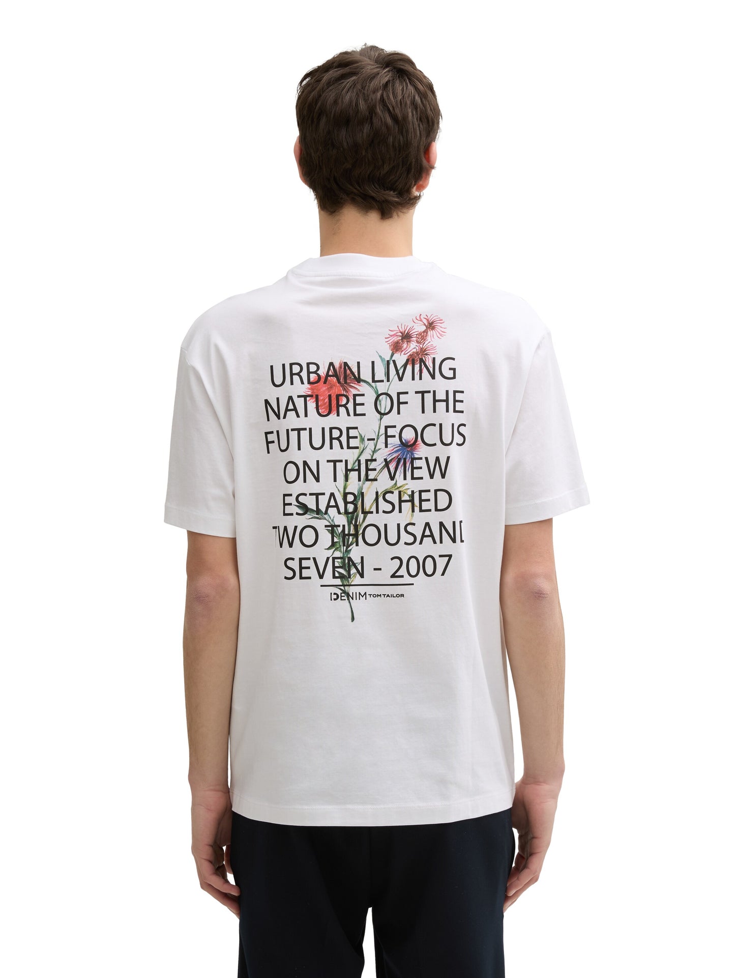 Relaxed Fit T-Shirt mit Rücken-Print