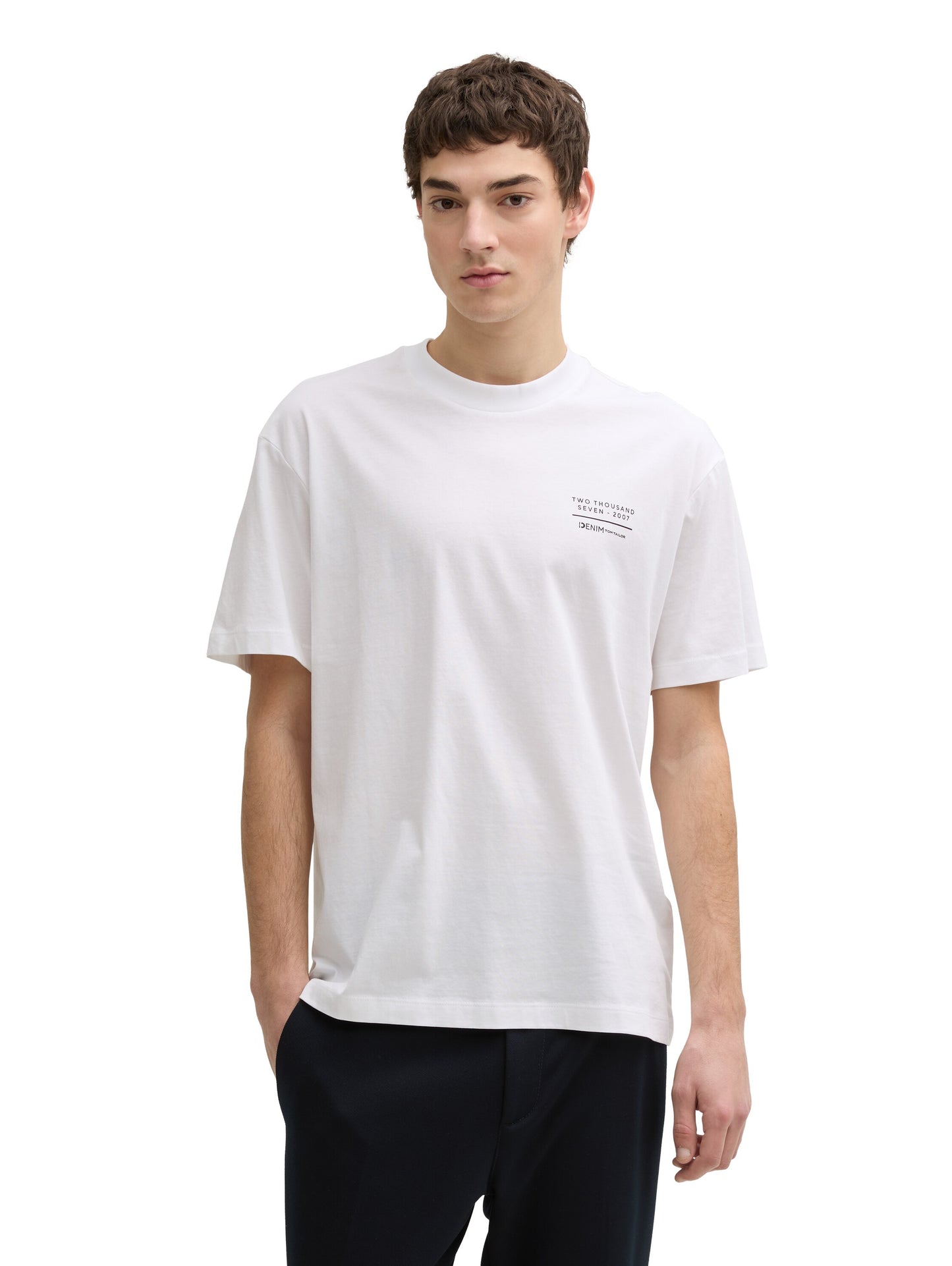 Relaxed Fit T-Shirt mit Rücken-Print