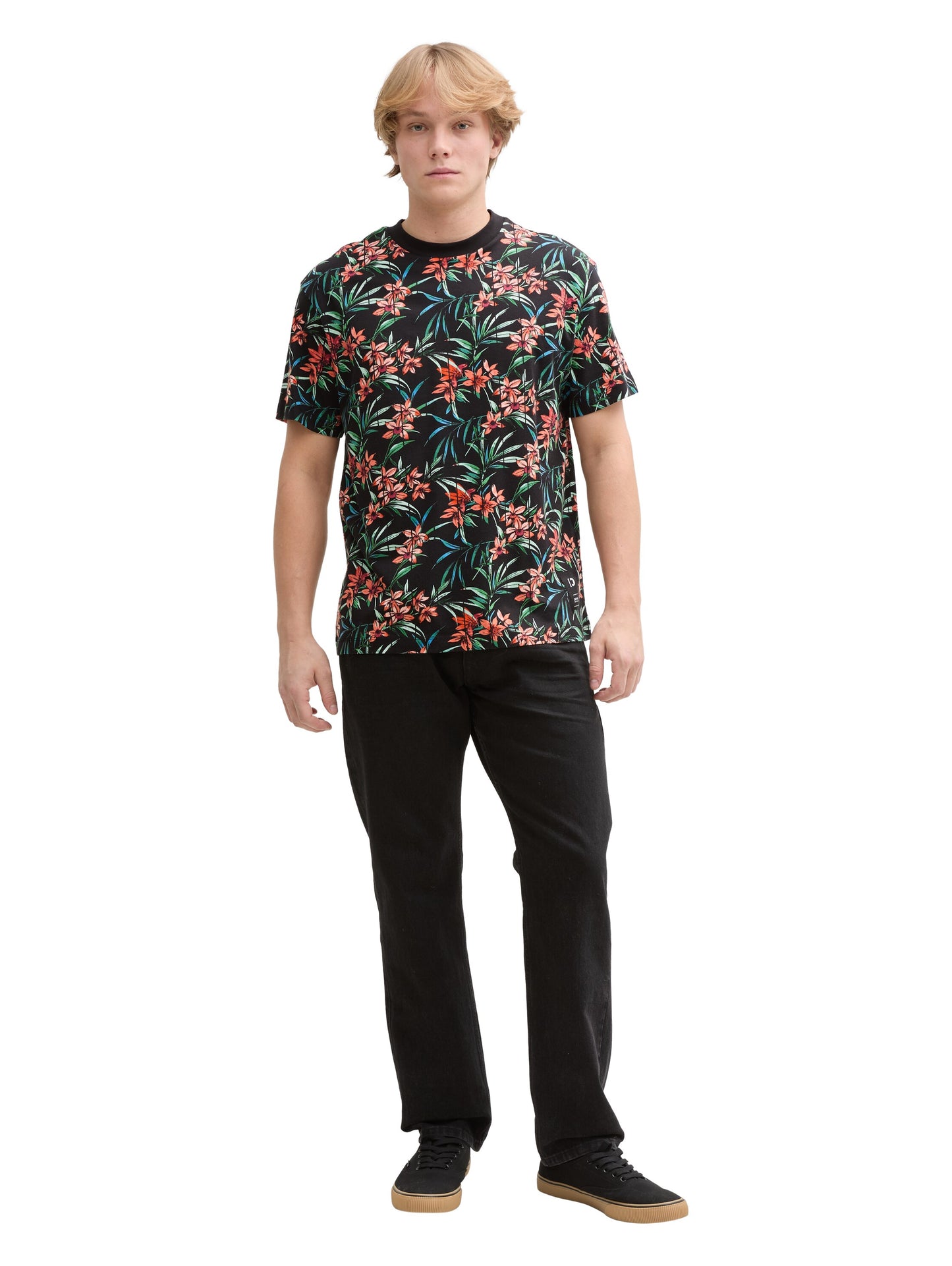 Relaxed Fit T-Shirt mit Muster