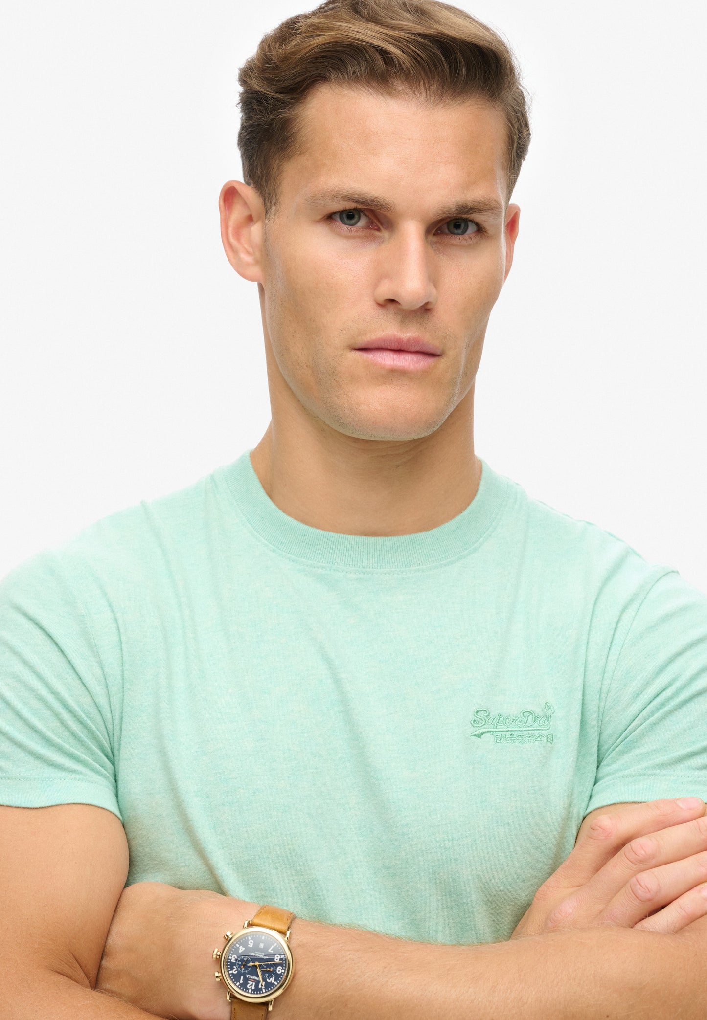 Essential T-Shirt aus Bio-Baumwolle mit Logo