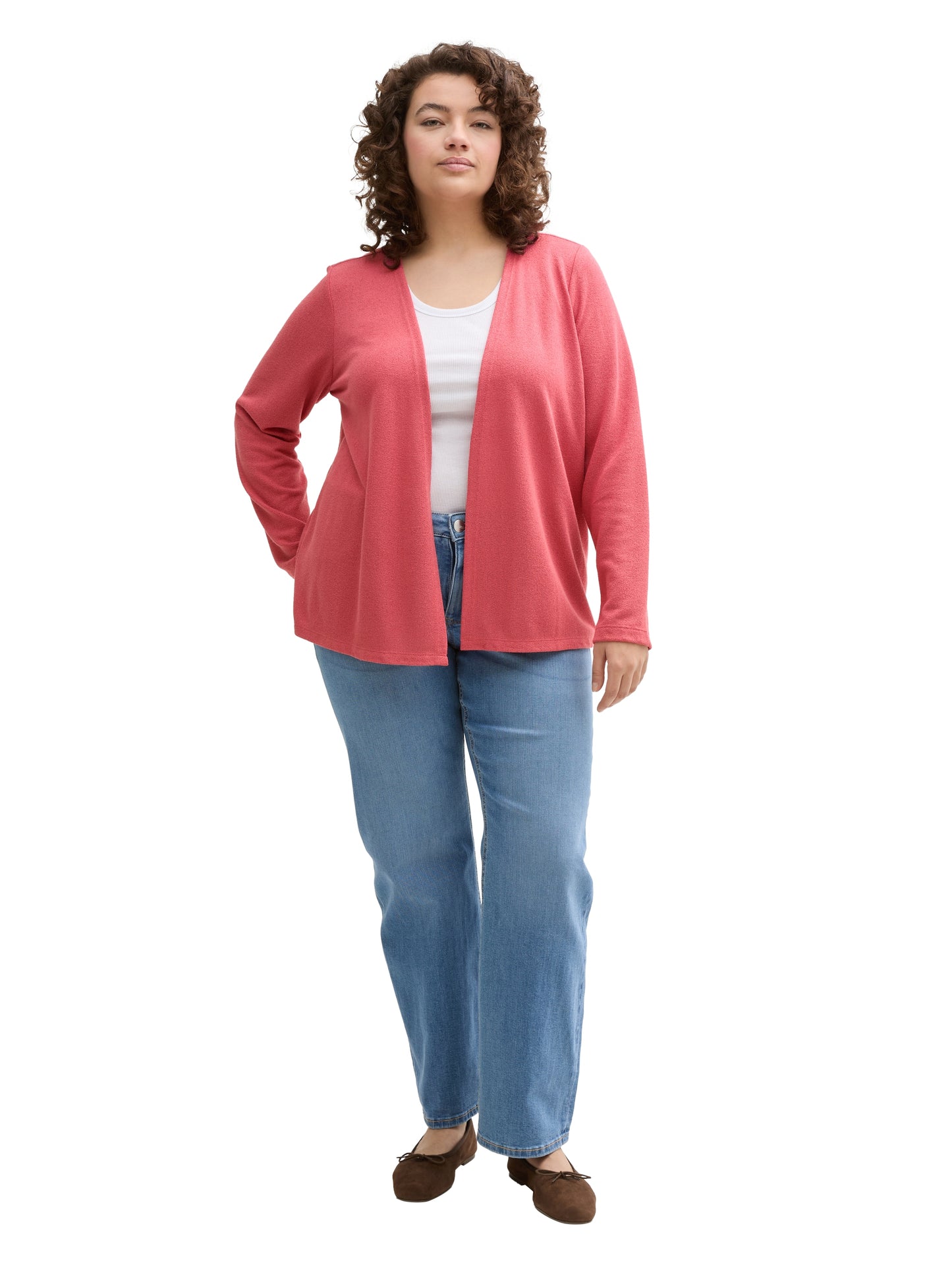 Plus Size - Basic Cardigan