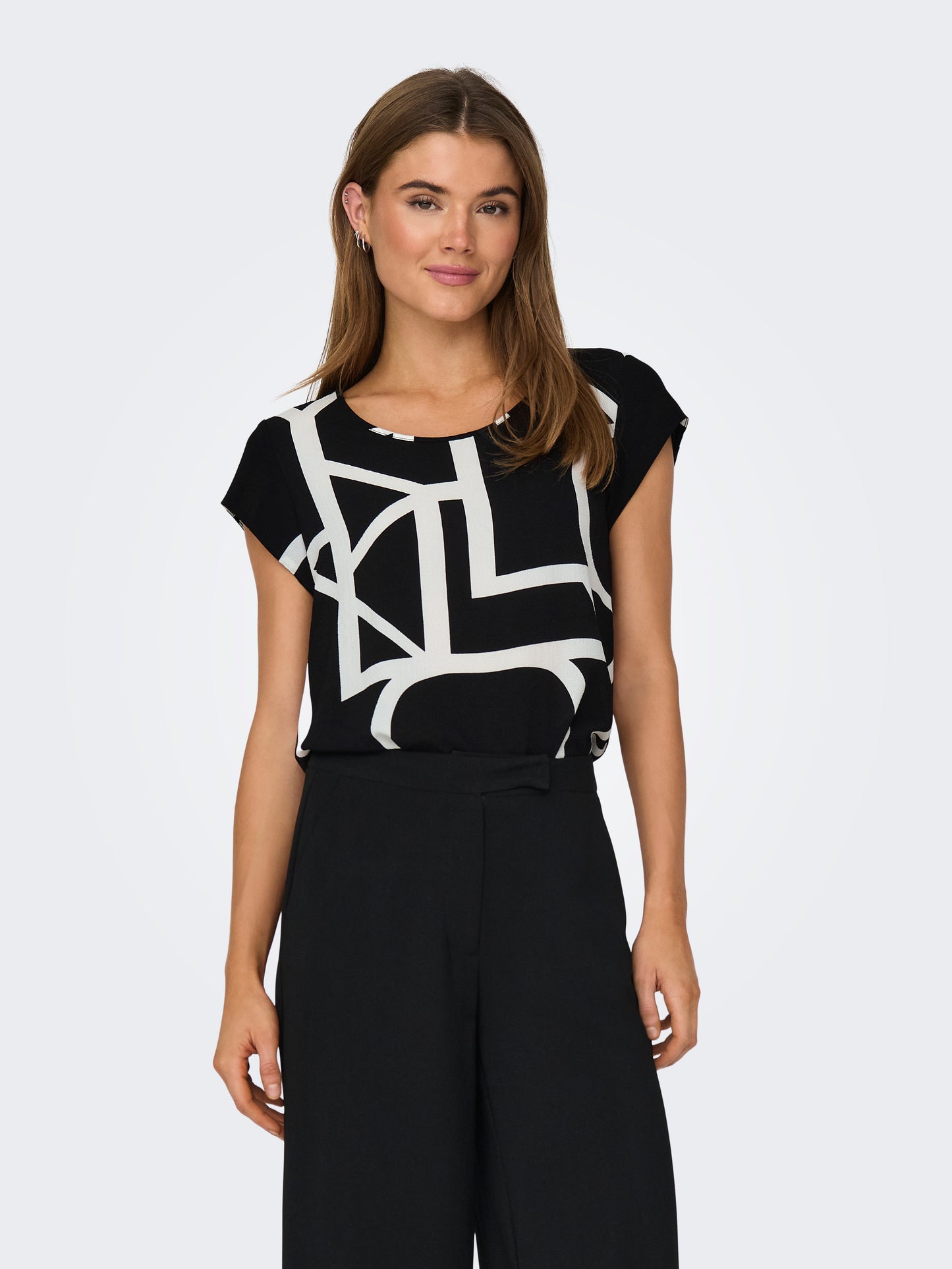 ONLVIC S/S AOP TOP NOOS WVN