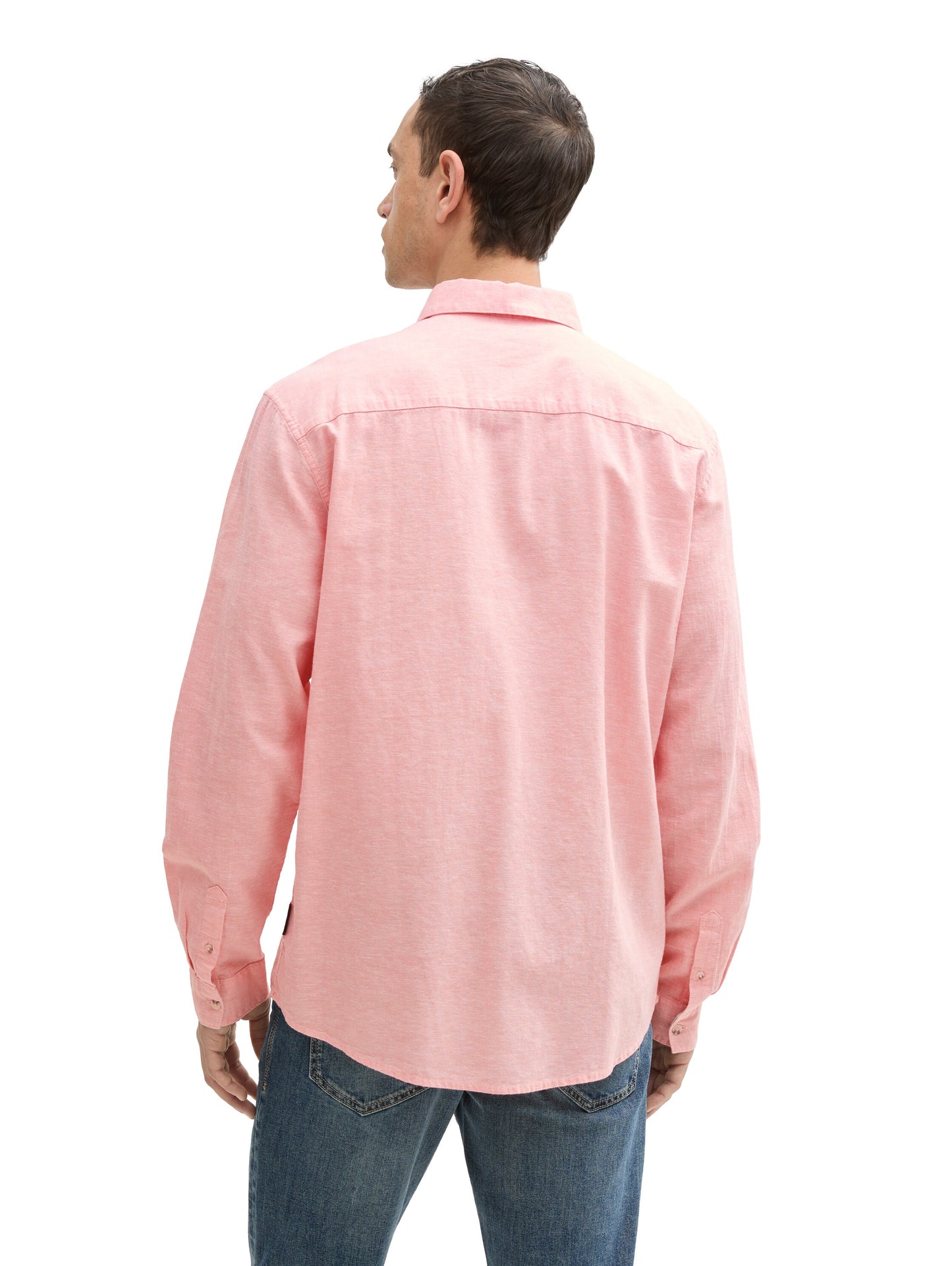 Regular Fit Hemd mit Leinenanteil