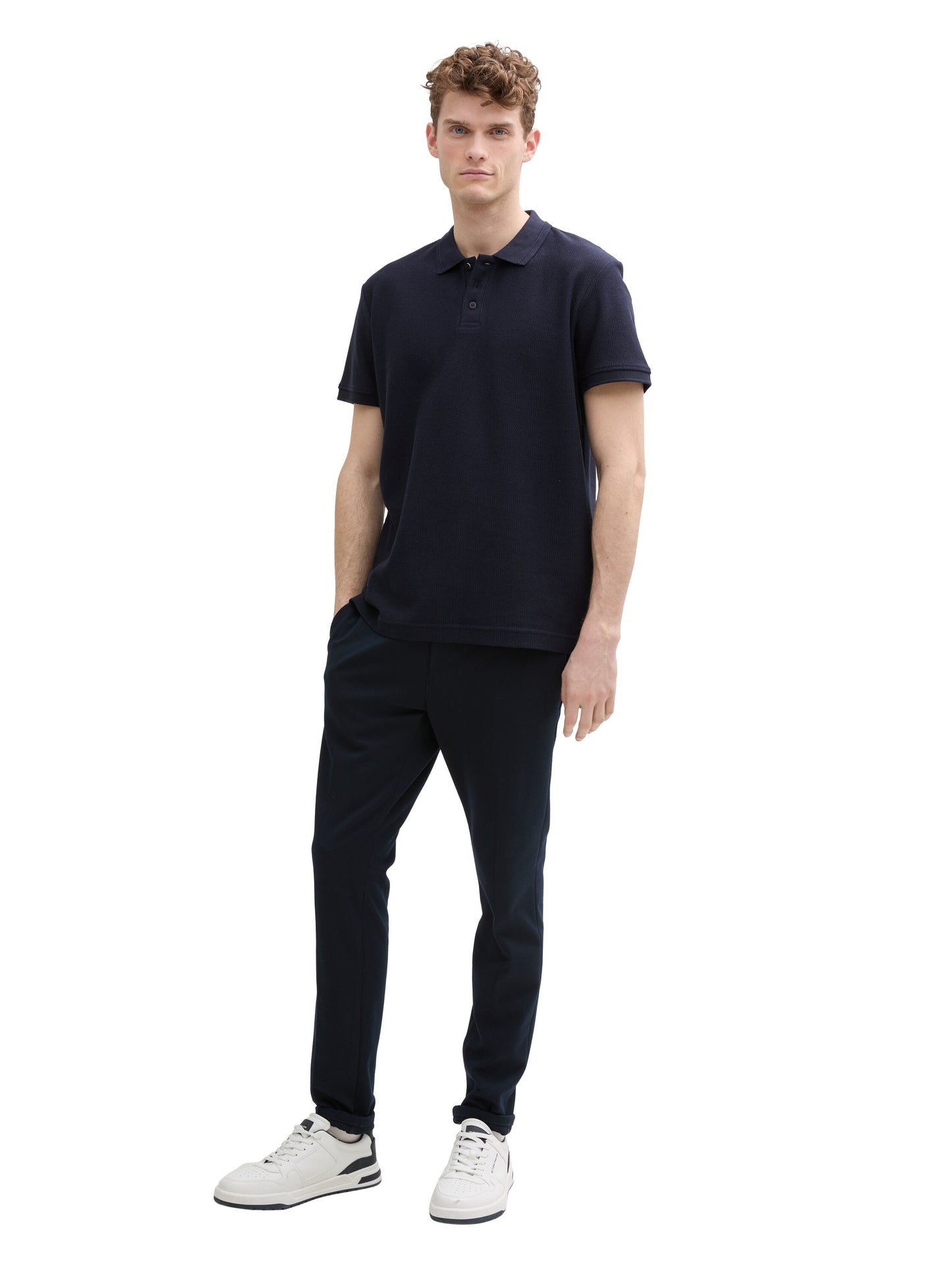 Jersey Poloshirt aus Baumwolle