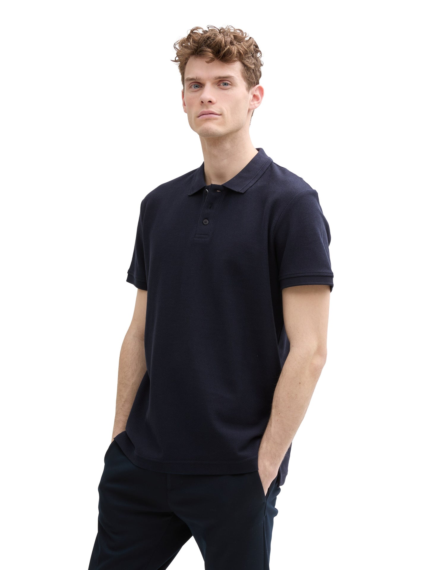 Jersey Poloshirt aus Baumwolle