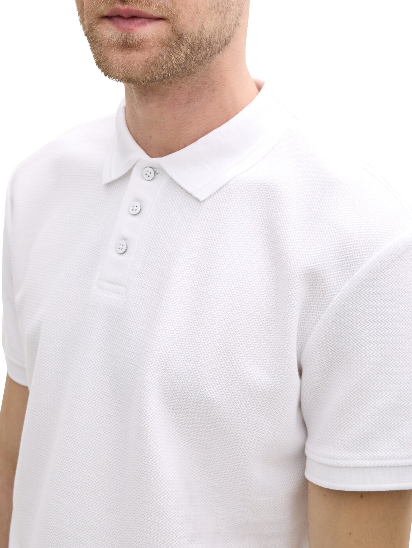 Jersey Poloshirt aus Baumwolle