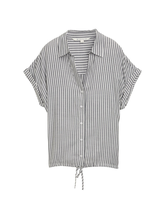 Loose Fit Bluse mit Streifenmuster