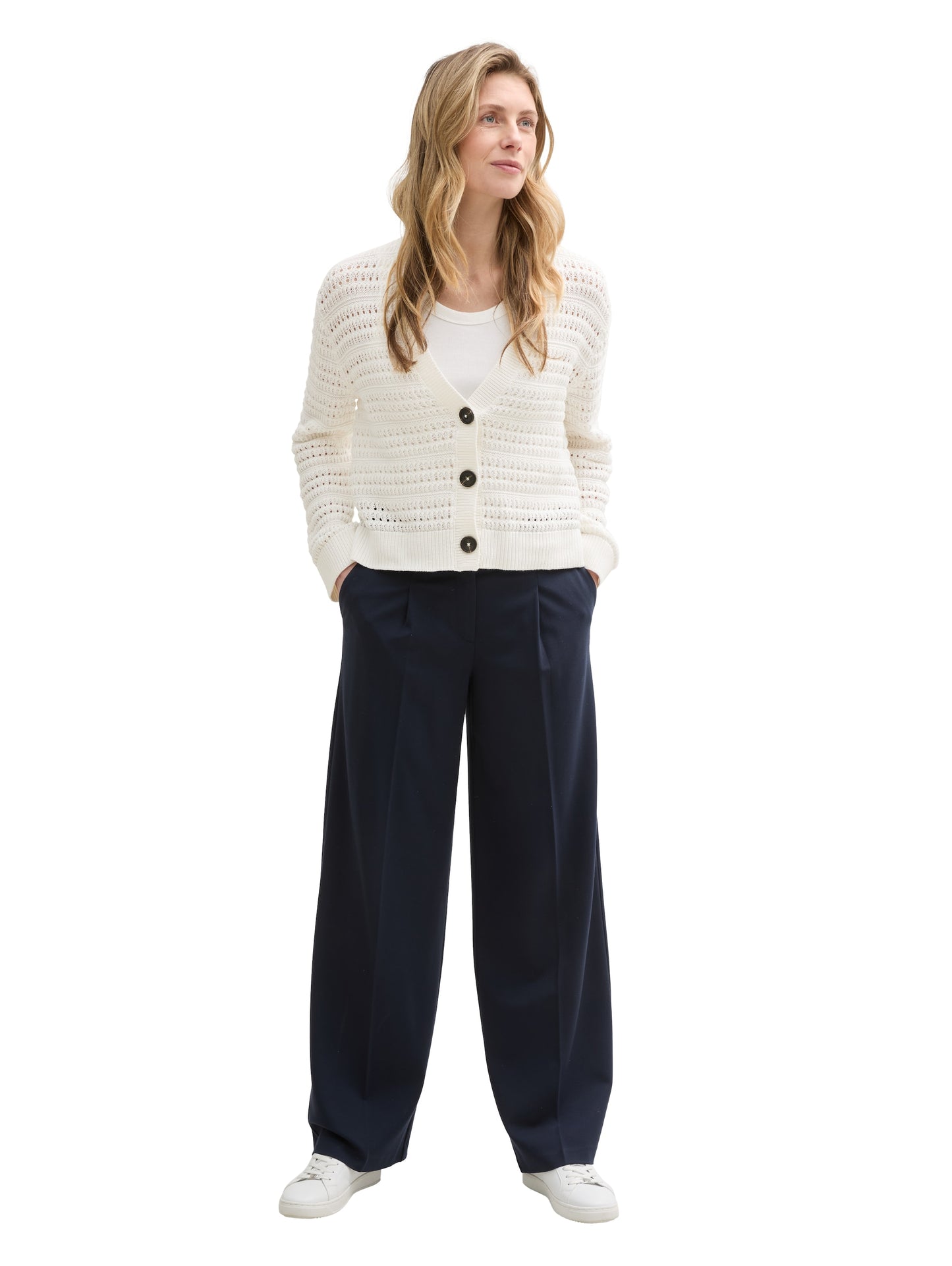 Cardigan mit V-Ausschnitt