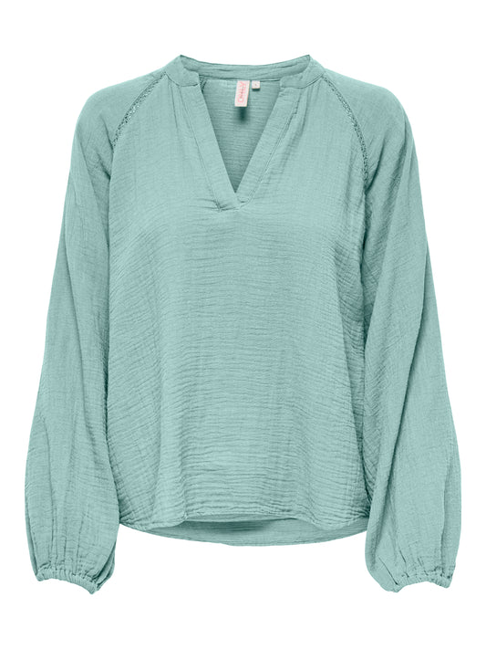 ONLTHYRA LIFE LS V-NECK TOP NOOS WVN