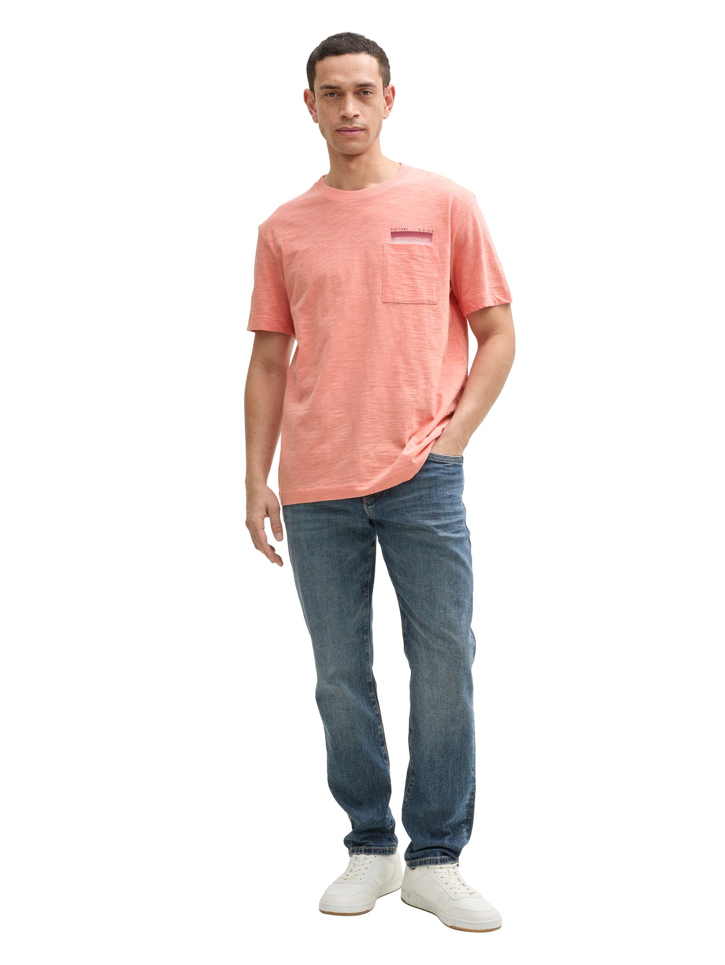T-Shirt mit Brusttasche