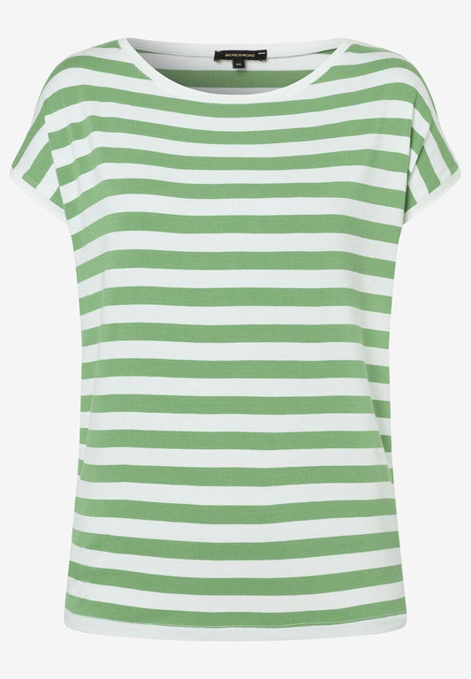 Streifenshirt  grün/ecru  Frühjahrs-Kollektion