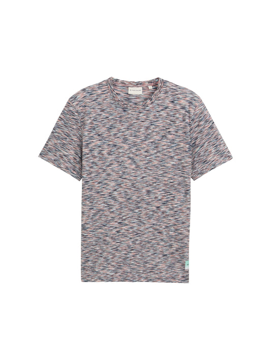 T-Shirt in Melange-Optik