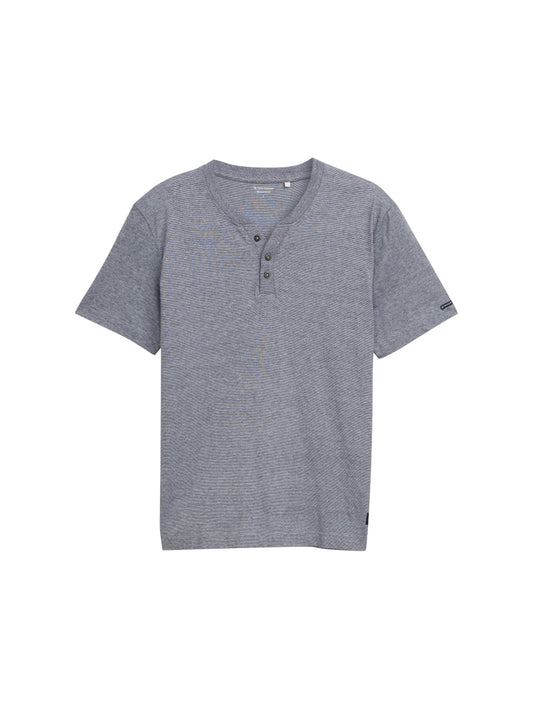 Henley T-Shirt aus Baumwolle