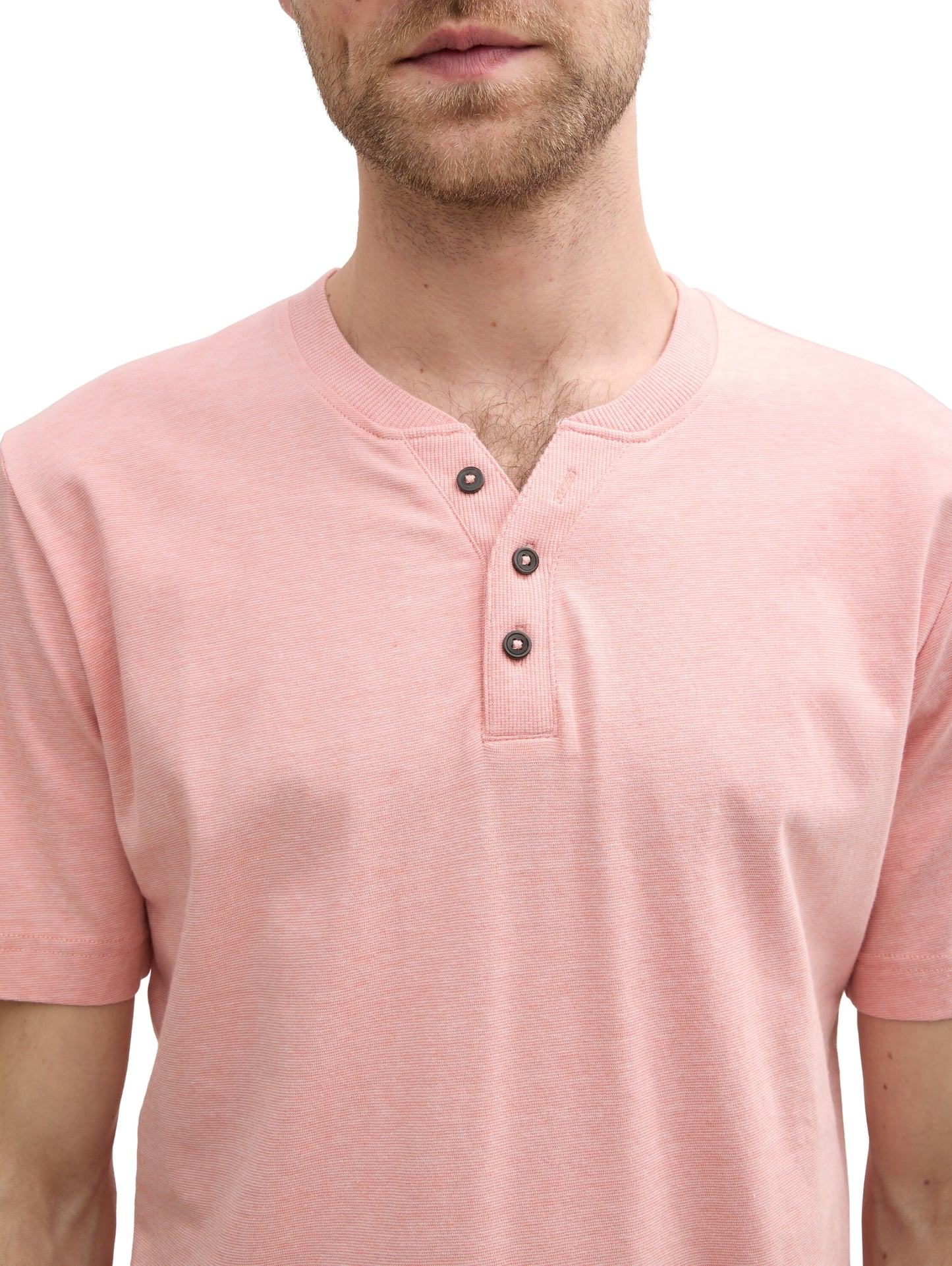 Henley T-Shirt aus Baumwolle