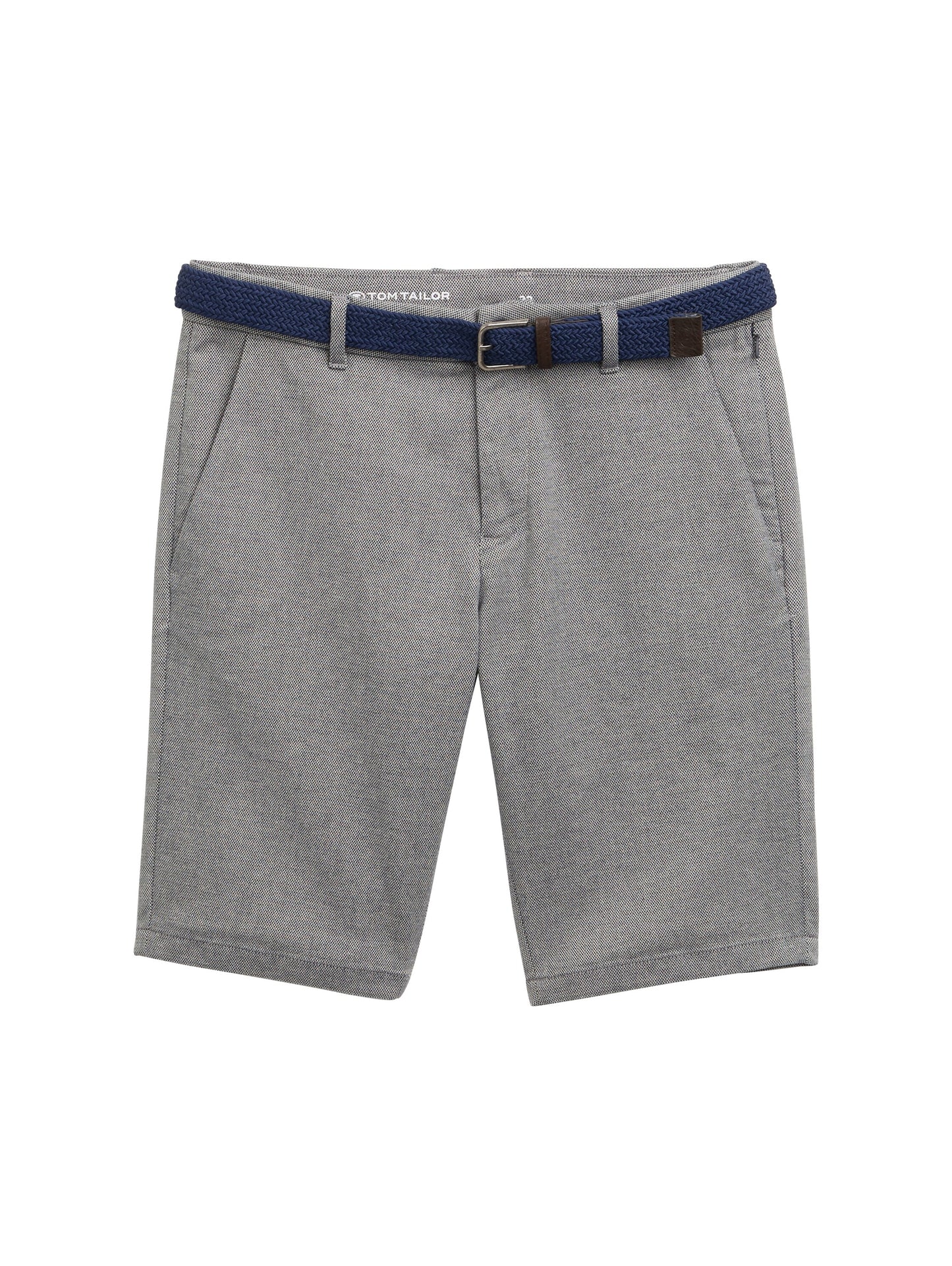 Stretch Slim Chino Shorts mit Gürtel