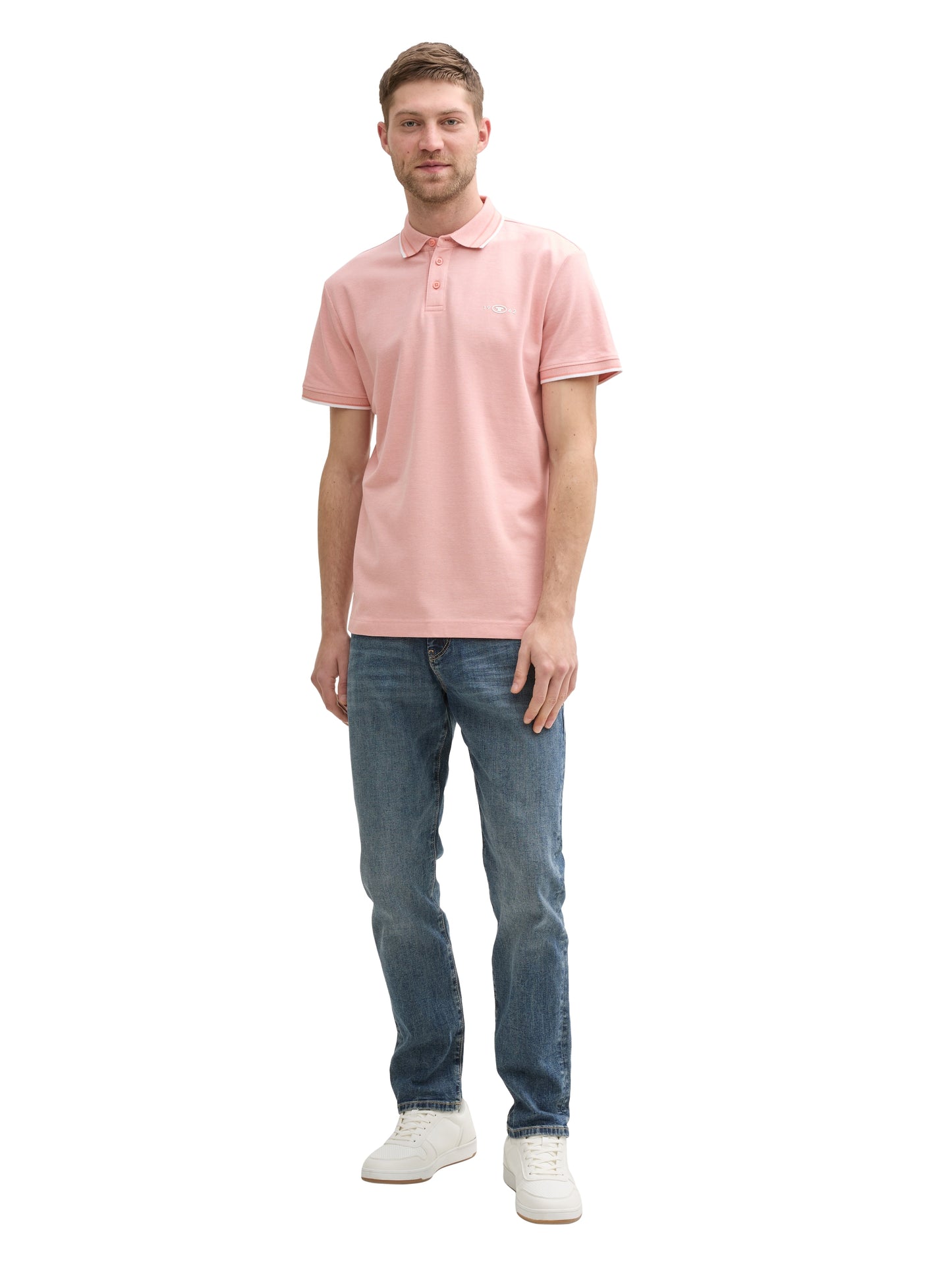 Piqué Poloshirt mit Stretch