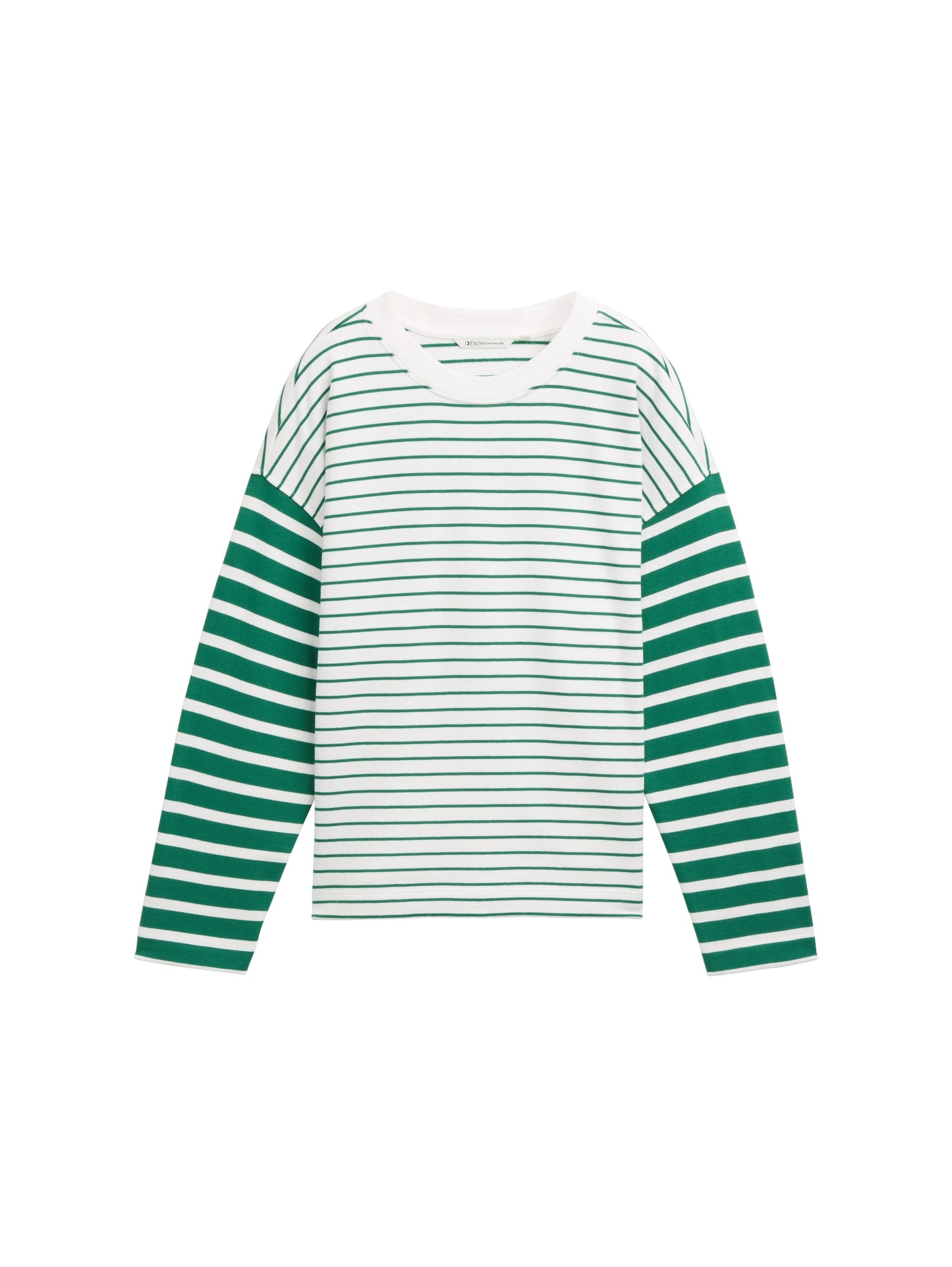Loose Fit Sweatshirt mit Streifenmuster
