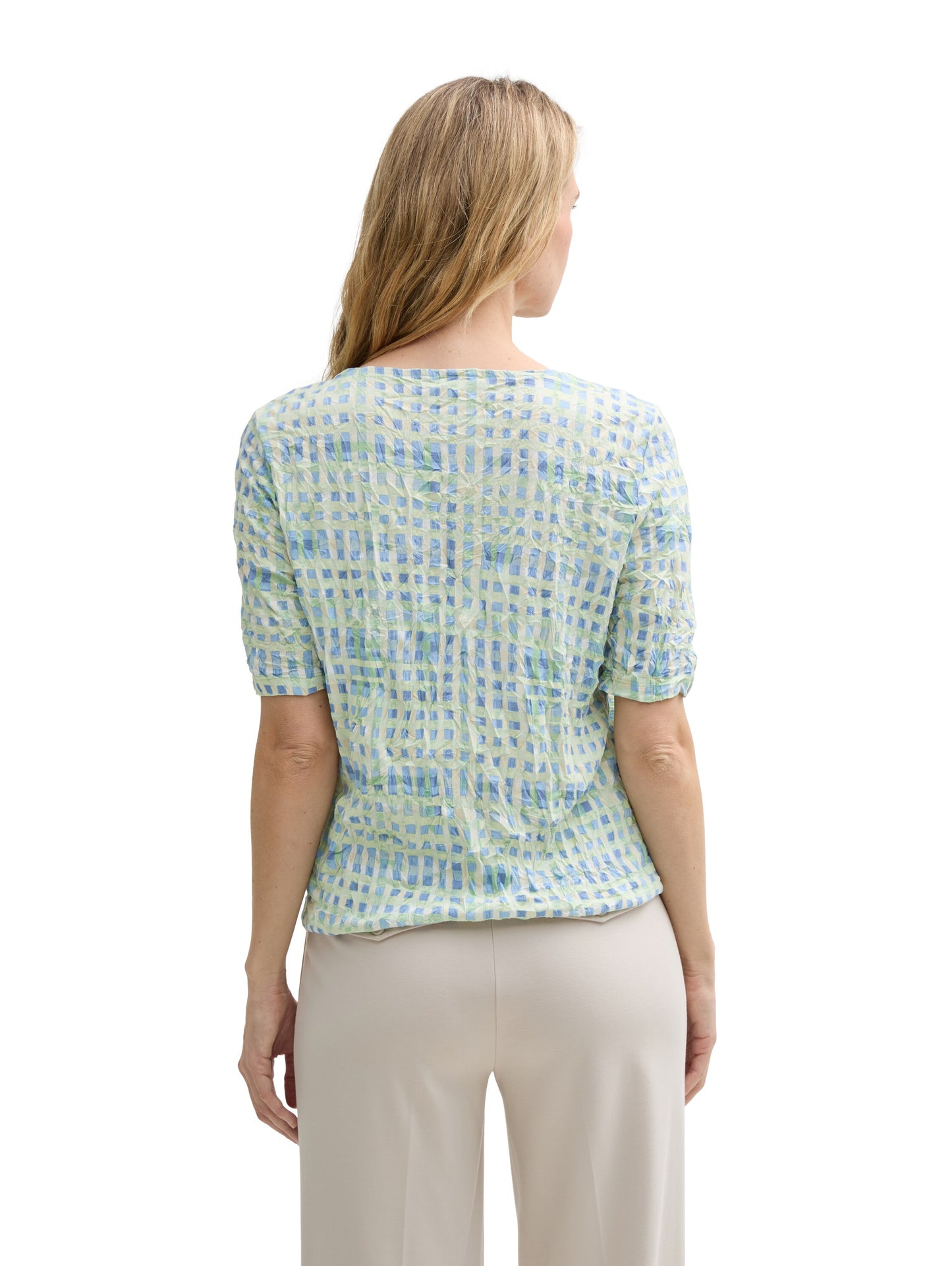 Crinkle Blusenshirt