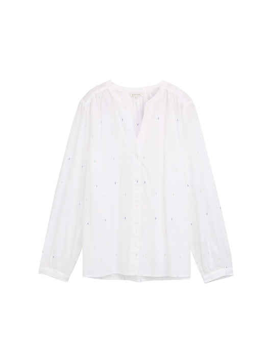 Bluse mit leichten Ballonärmeln