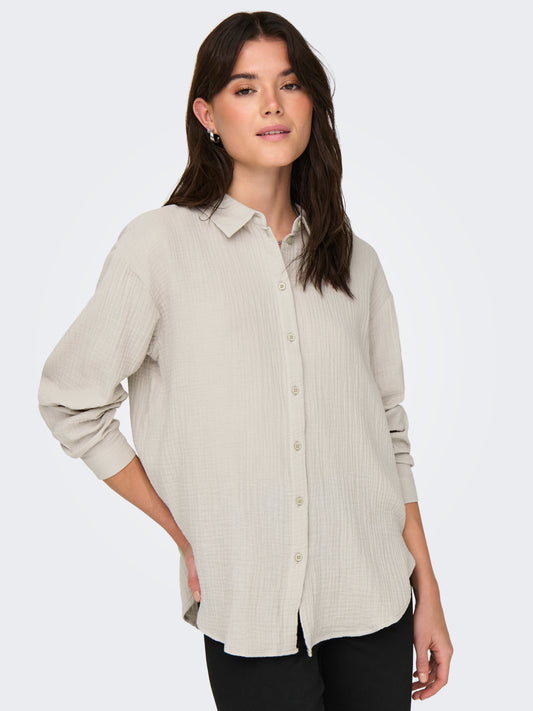 JDYTHEIS LIFE L/S LOOSE SHIRT WVN NOOS