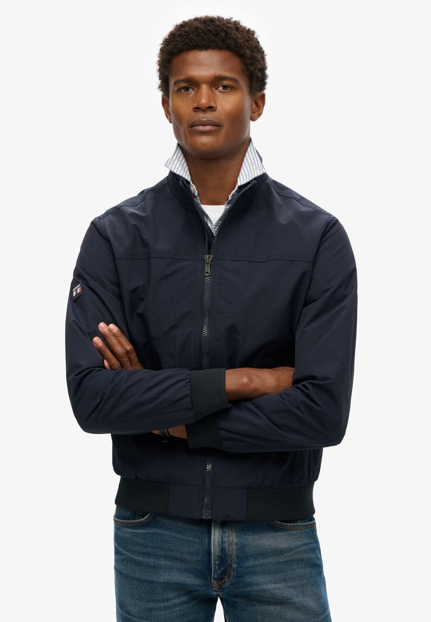 Harrington-Jacke aus Nylon