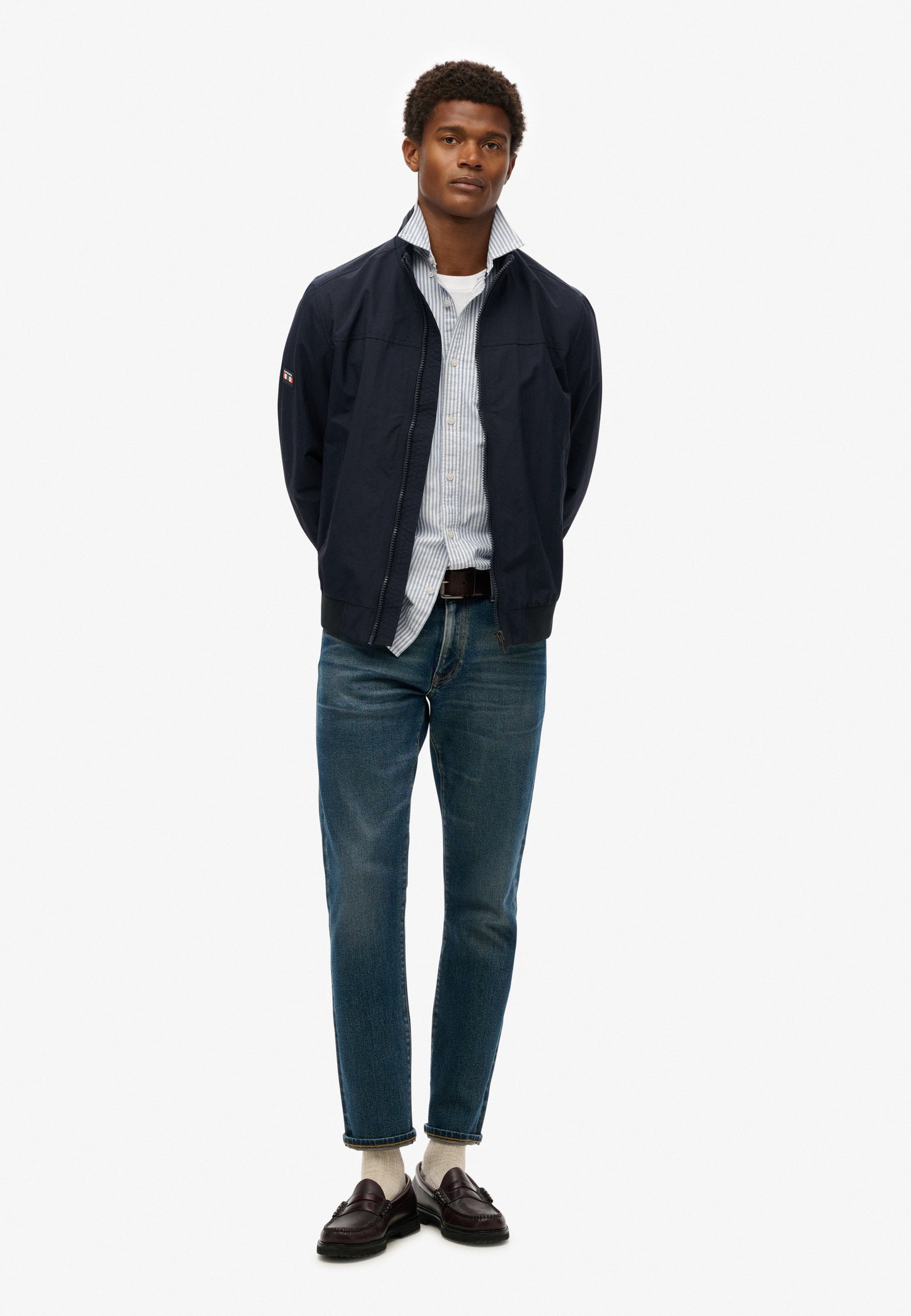 Harrington-Jacke aus Nylon