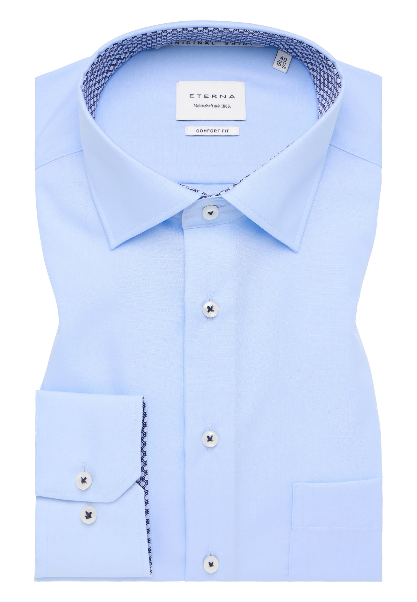 Original Shirt Popeline Langarm