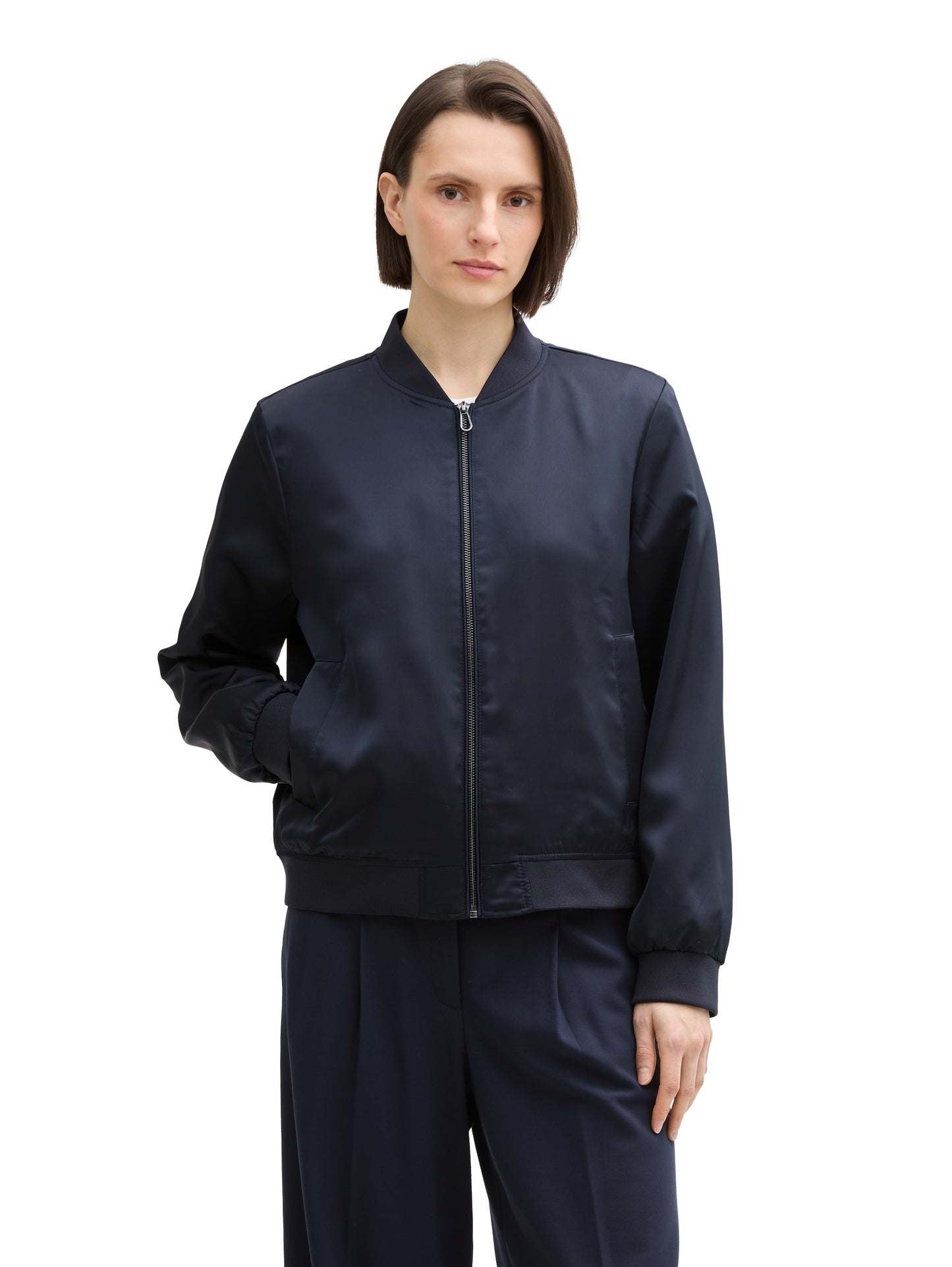 Bomberjacke mit Satin