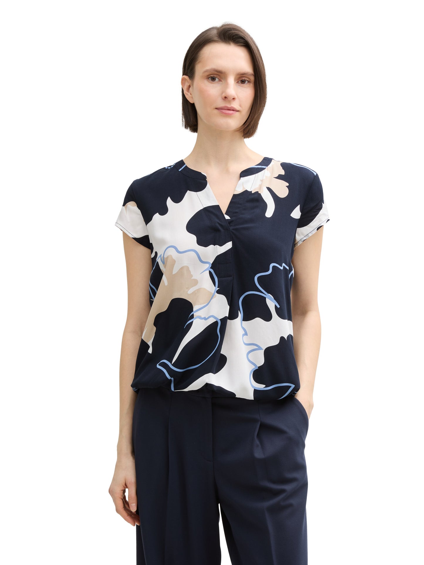 Bluse mit Muster
