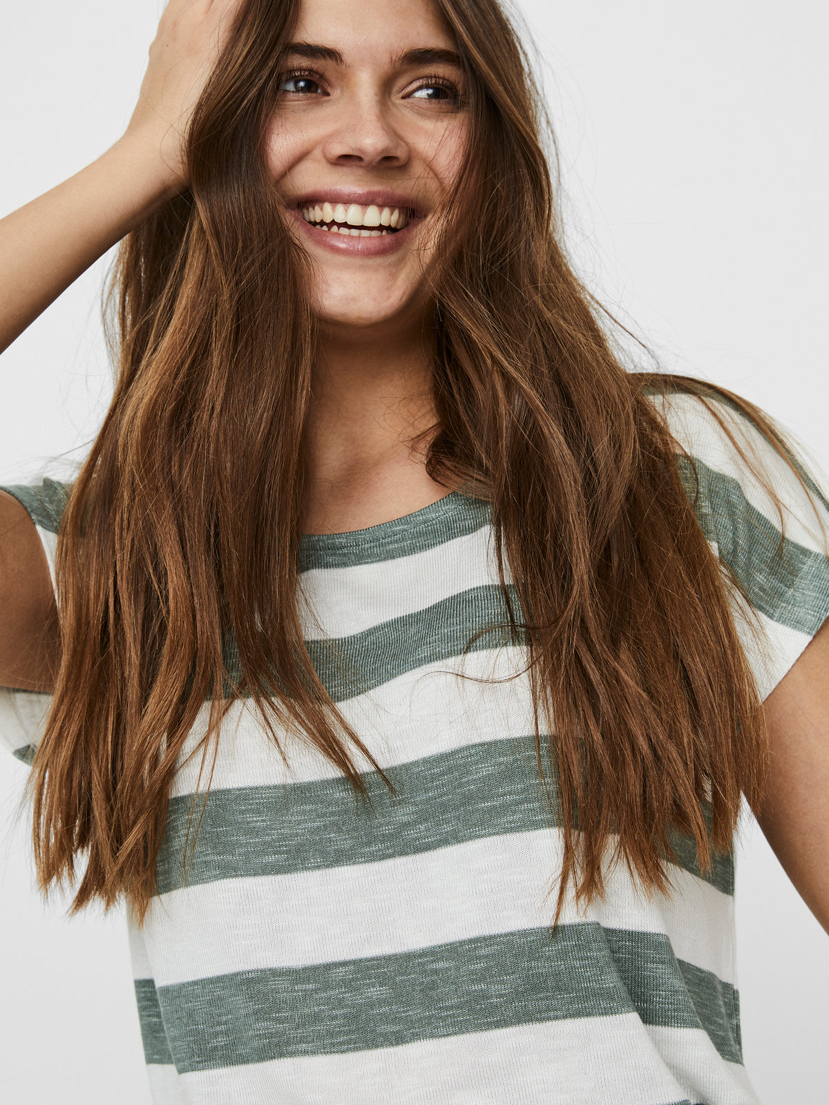 VMWIDE STRIPE SL TOP JRS NOOS