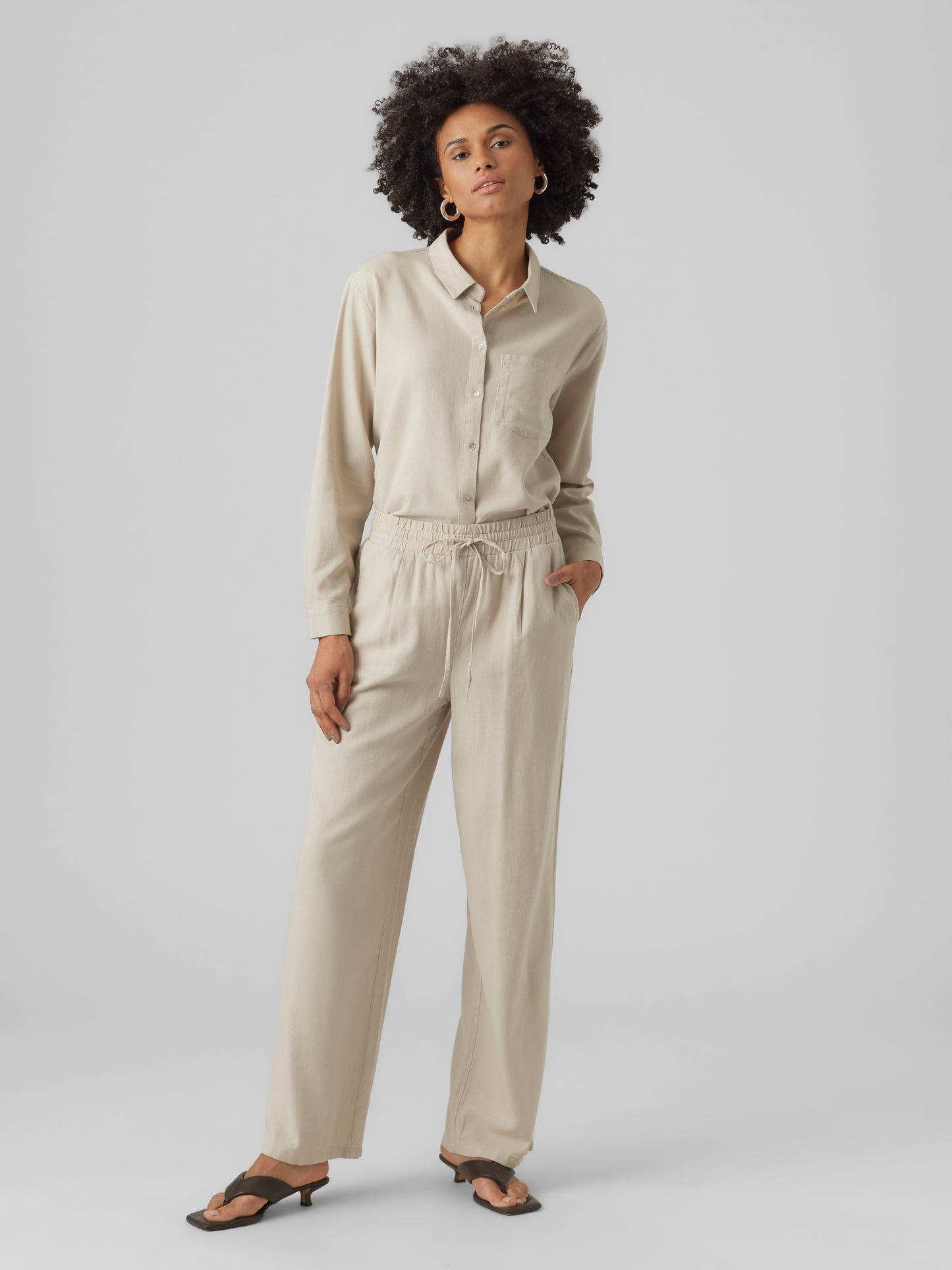 VMJESMILO HW WIDE PANTS WVN NOOS