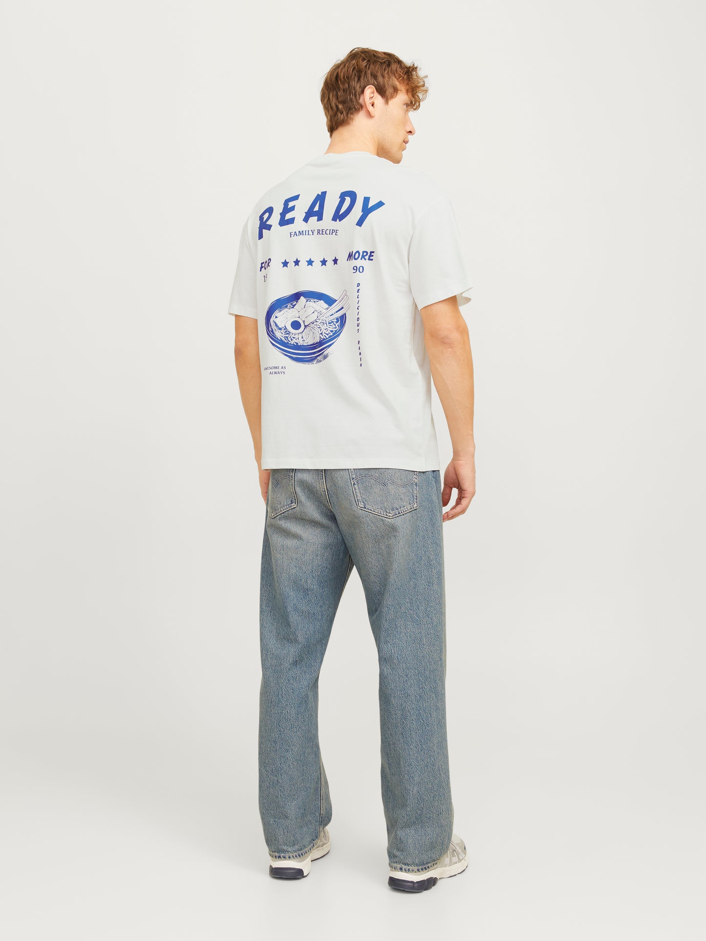JJCHARGE PRINTED TEE SS CREW NECK LN
