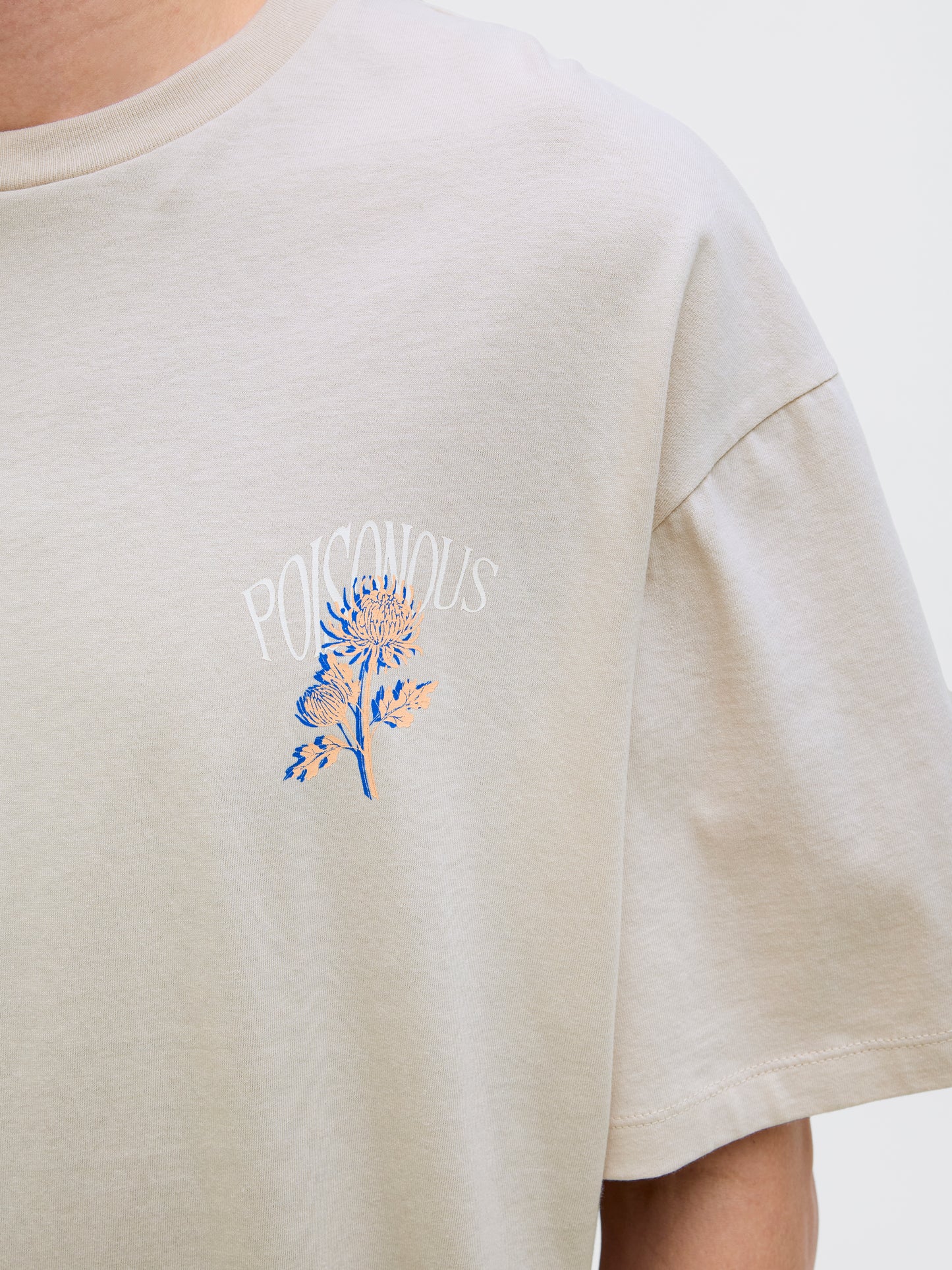 JJCHARGE PRINTED TEE SS CREW NECK LN
