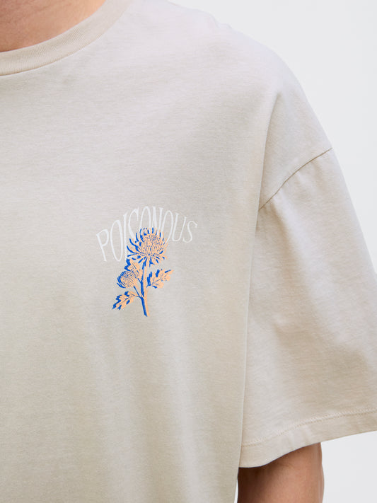 JJCHARGE PRINTED TEE SS CREW NECK LN