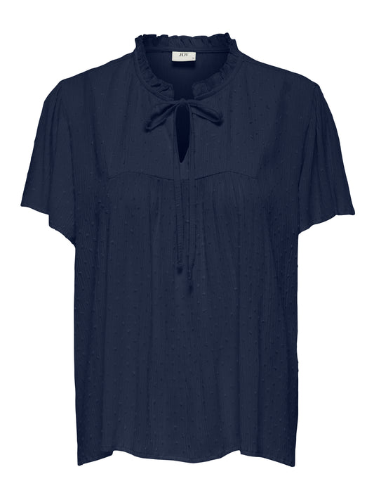 JDYLIMA LIFE S/S TOP WVN NOOS