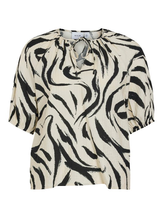 VICLO 2/4 V-NECK TOP - NOOS